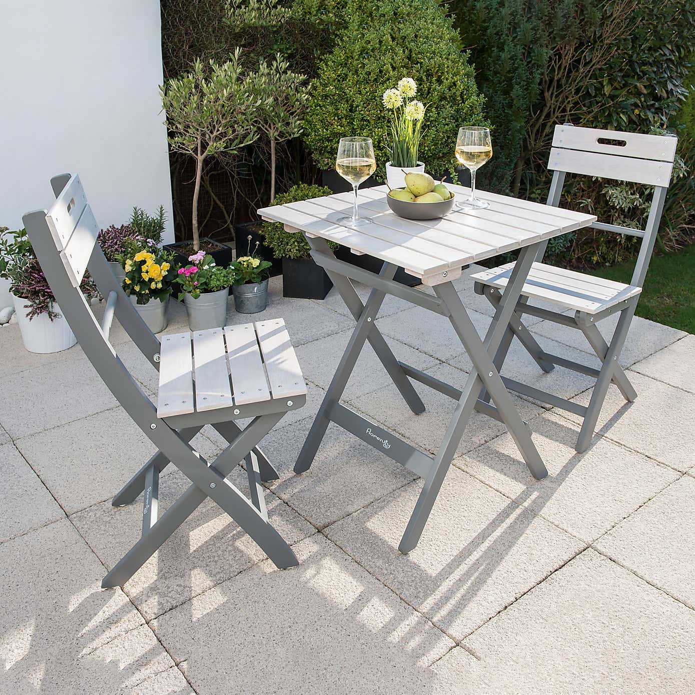 Galaxy Grey Bistro Set
