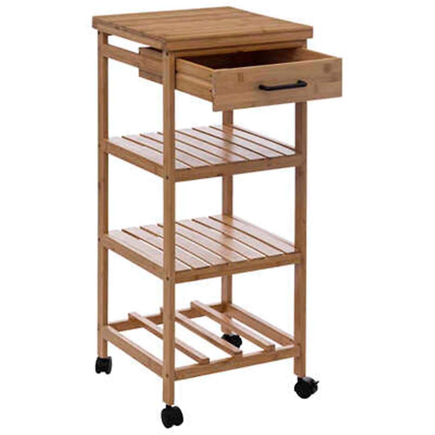 Linha Bamboo Kitchen Trolley