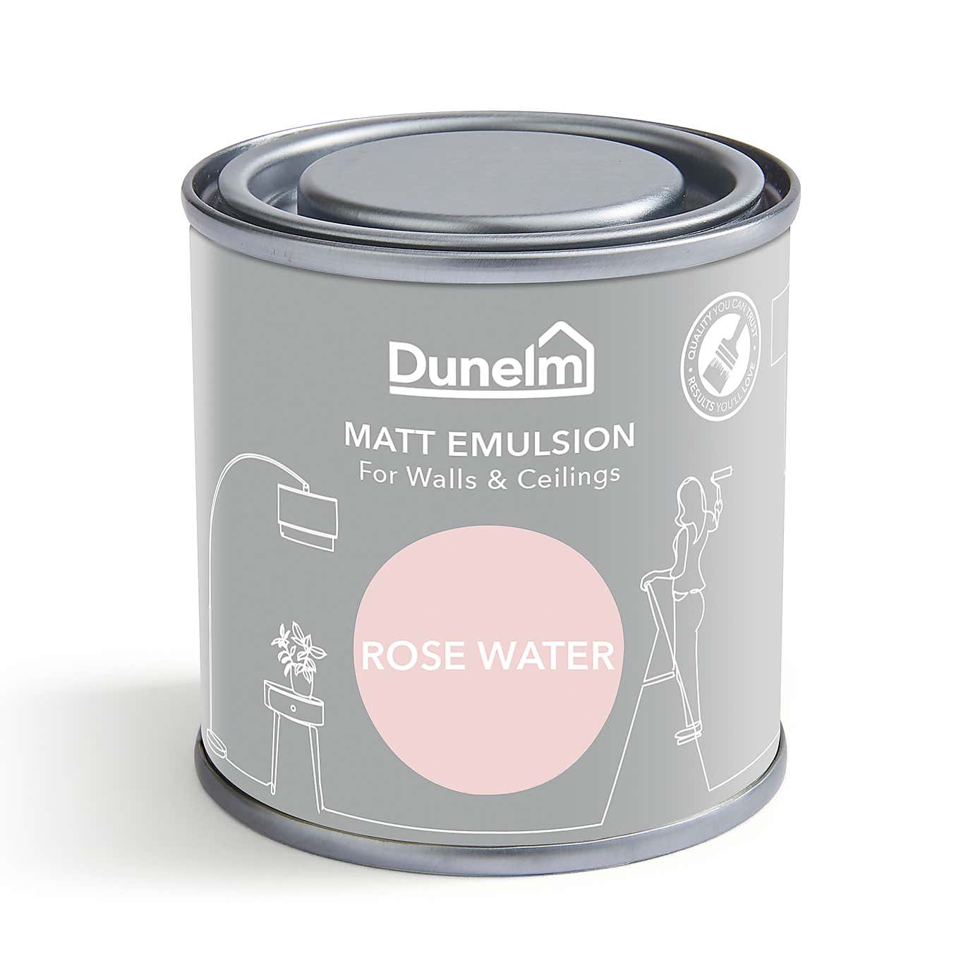 Dunelm Rose Water Matt Emulsion Paint