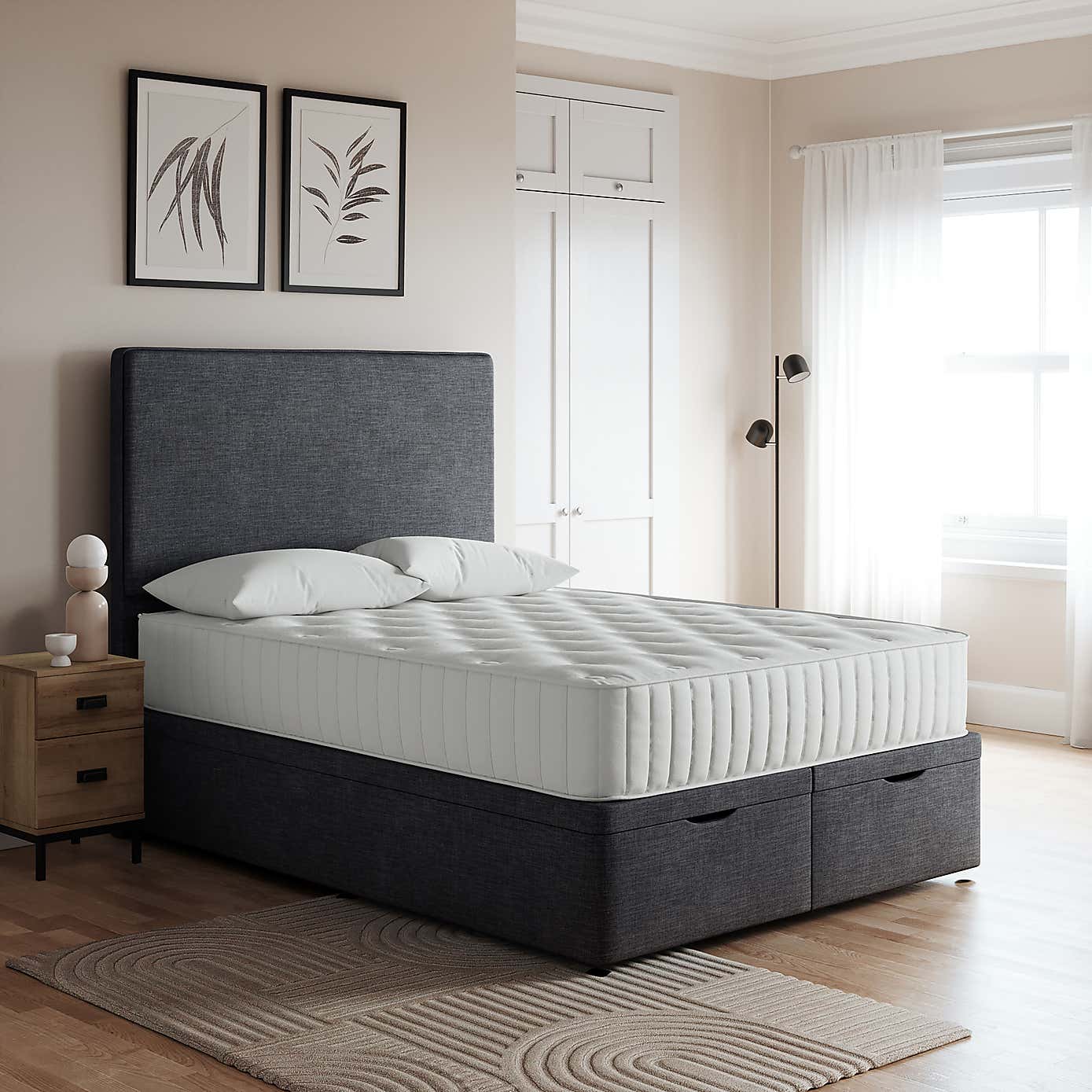 End Opening Ottoman Bed
