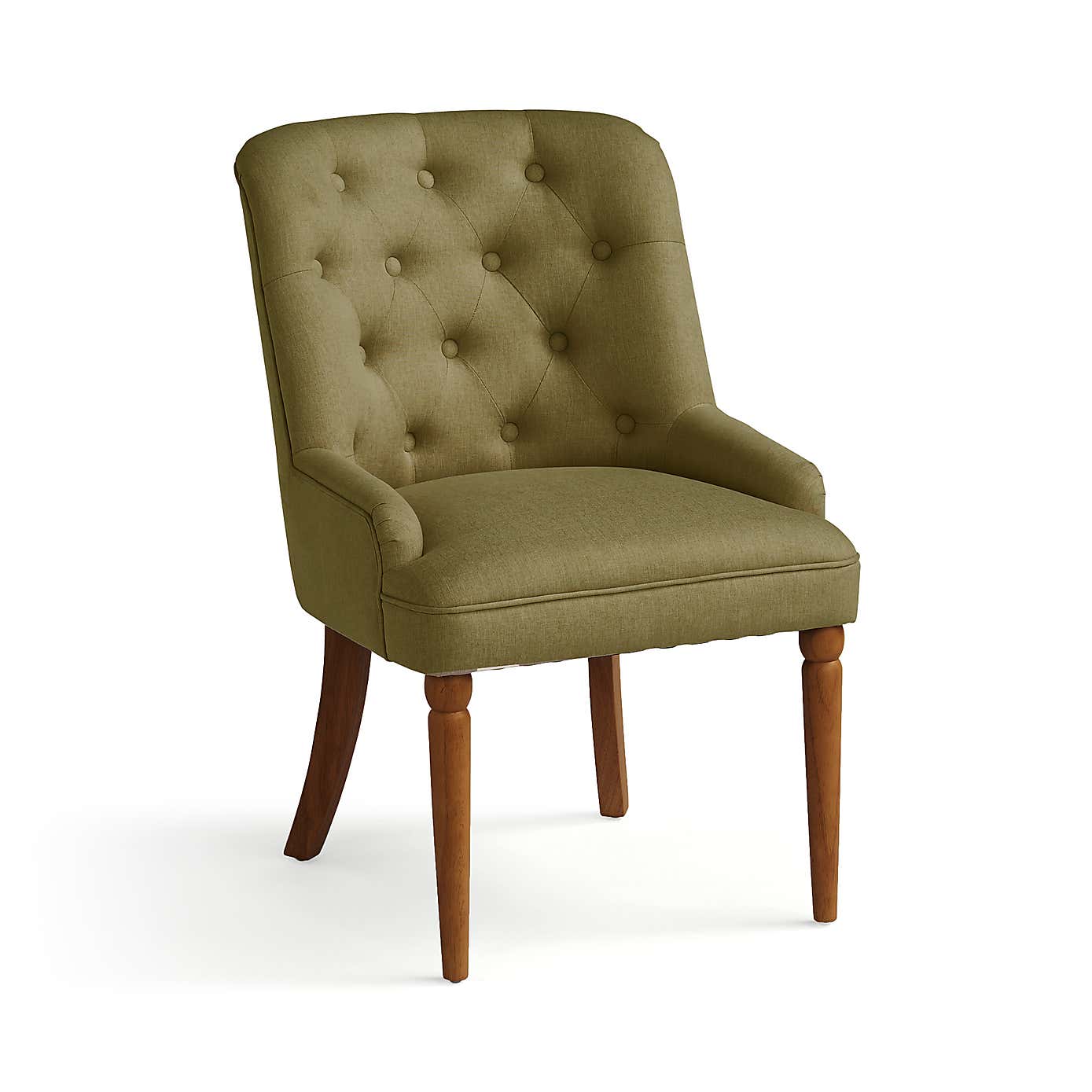 Beatrice Button Back Dining Chair, Fabric