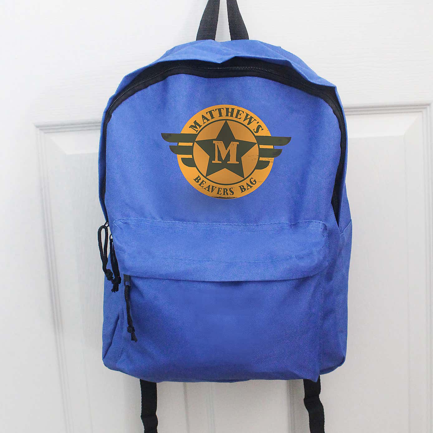 Personalised Badge Backpack