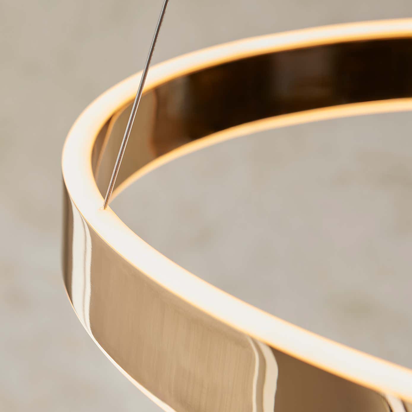 Vogue Ring Modern LED Adjustable Pendant Light