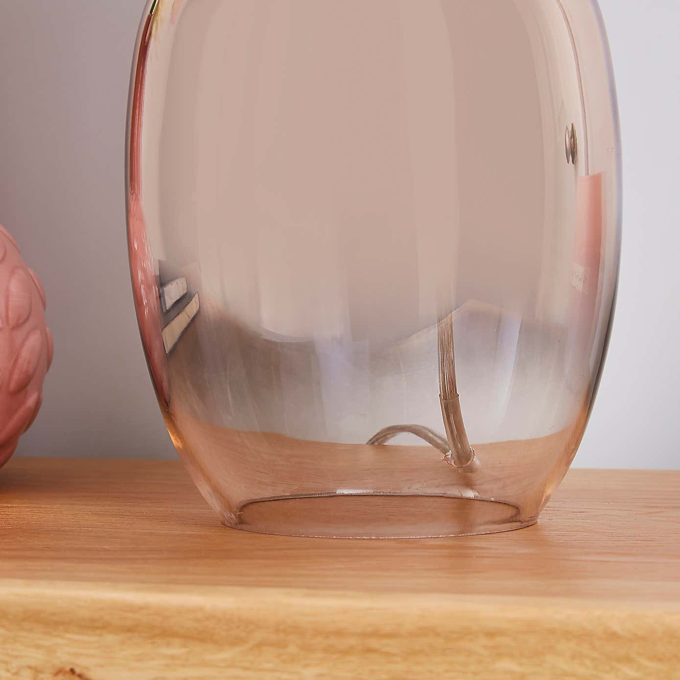 Seychelles Mini Blush Pink Table Lamp