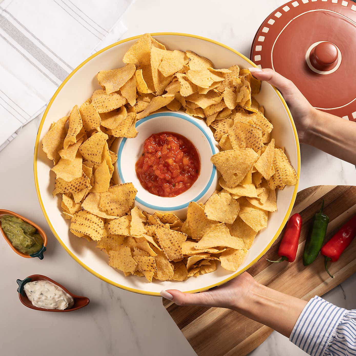 Chip and Dip Platter