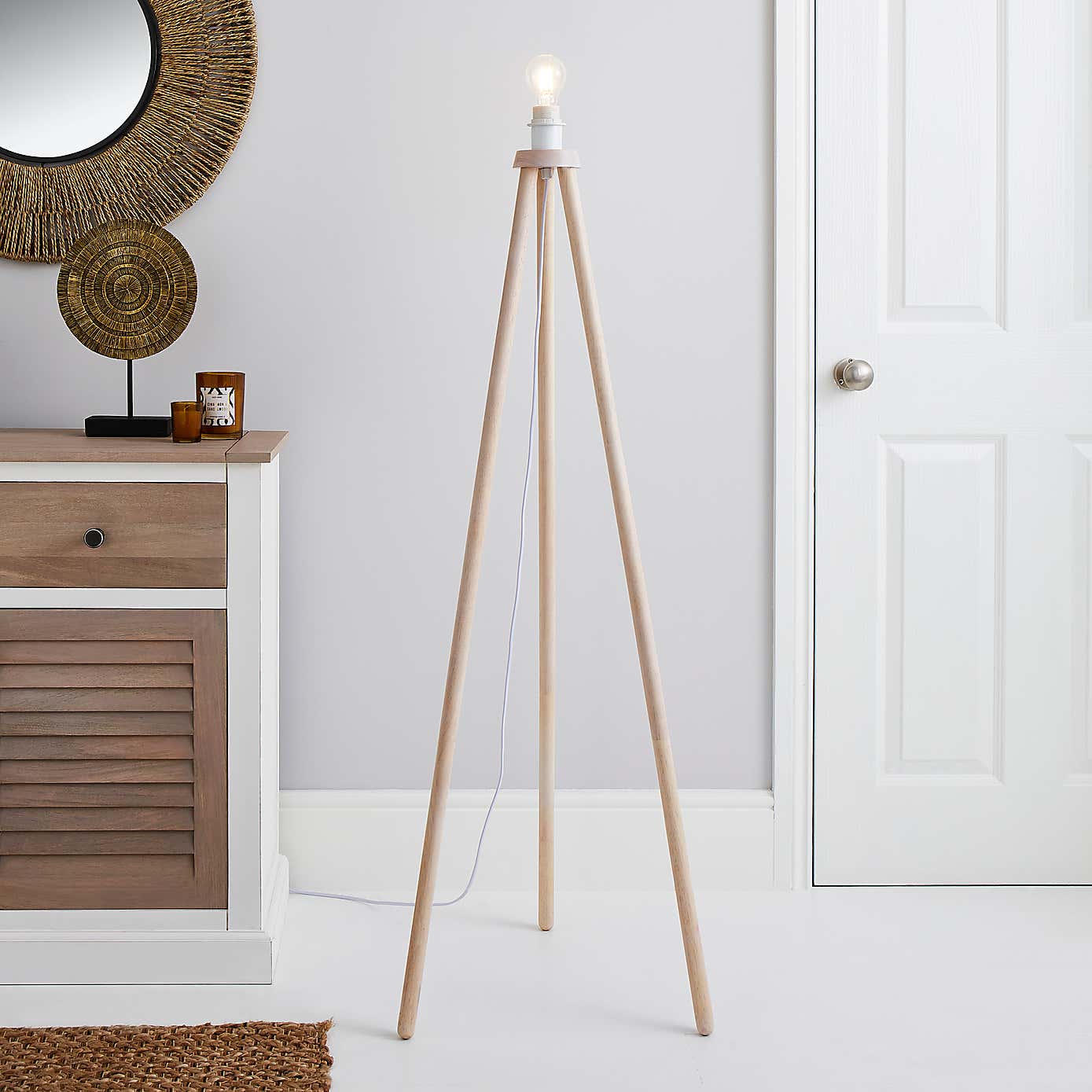 Ambra Tripod Floor Lamp Base