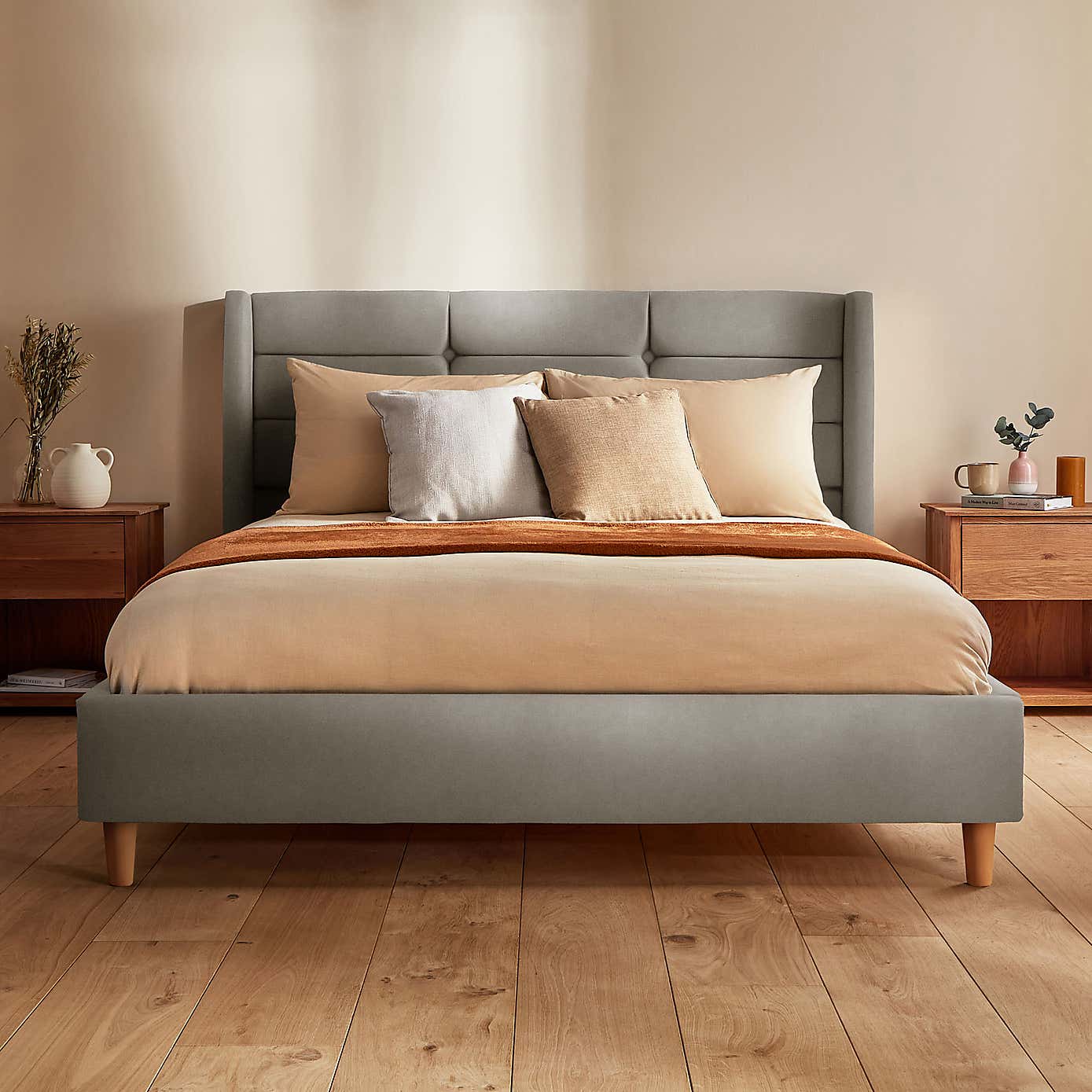 Silentnight Lilith Bed Frame, Velvet