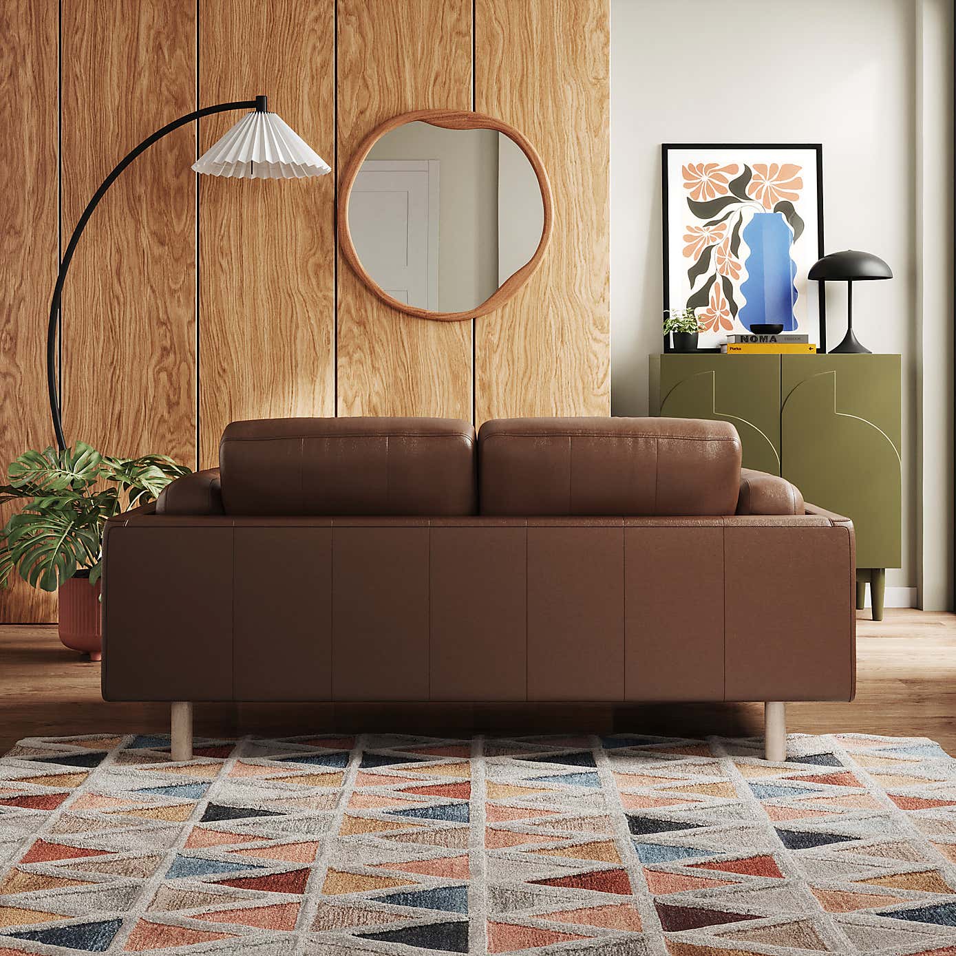 Newton Vintage Leather 2 Seater Sofa