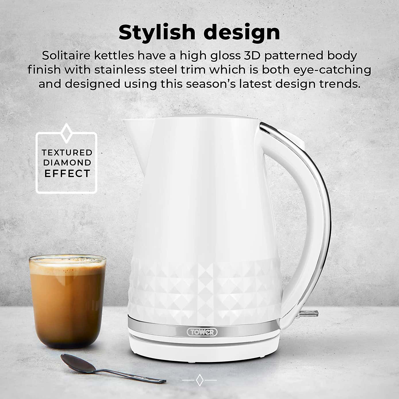 TOWER Solitaire 1.5L Kettle