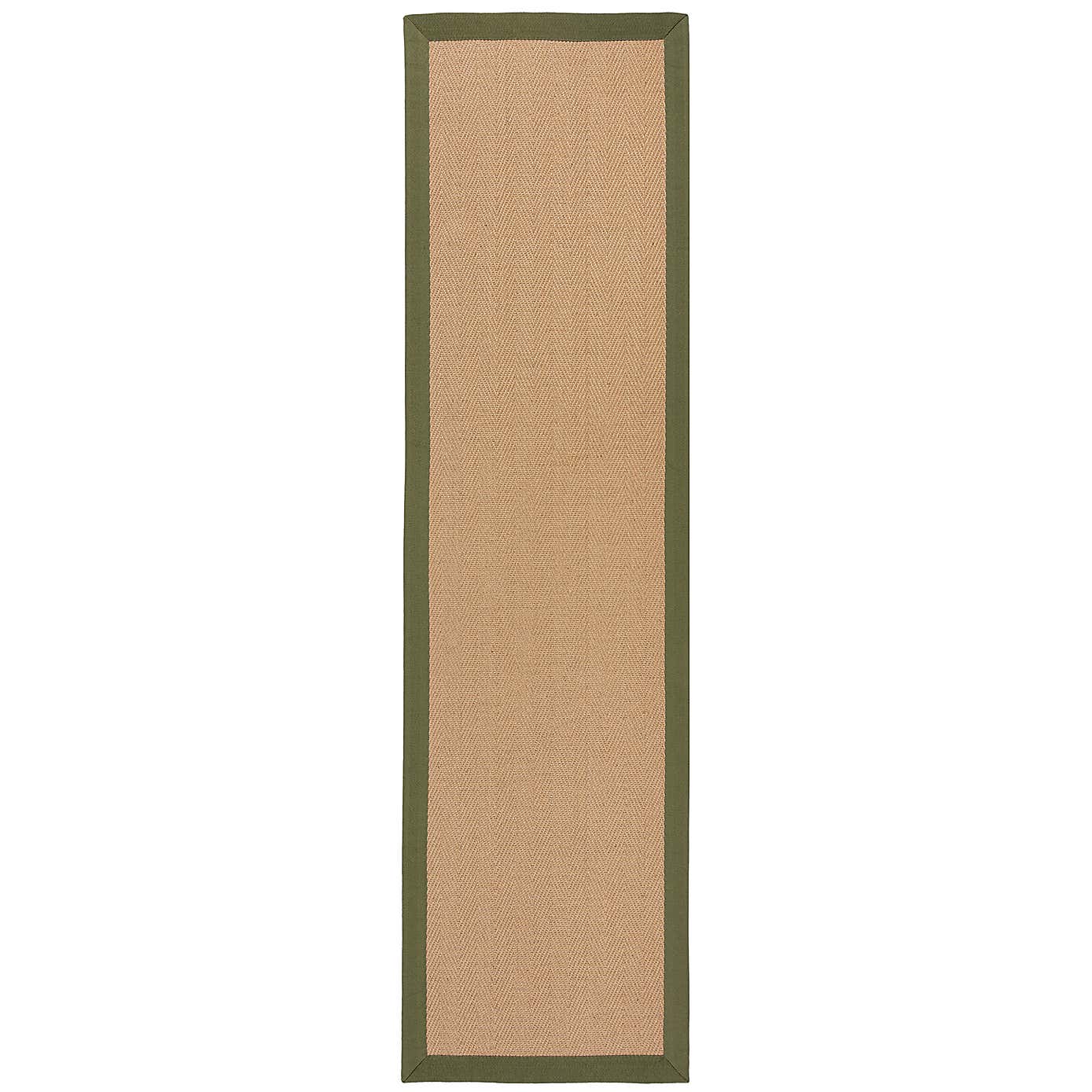 Herringbone Border Runner