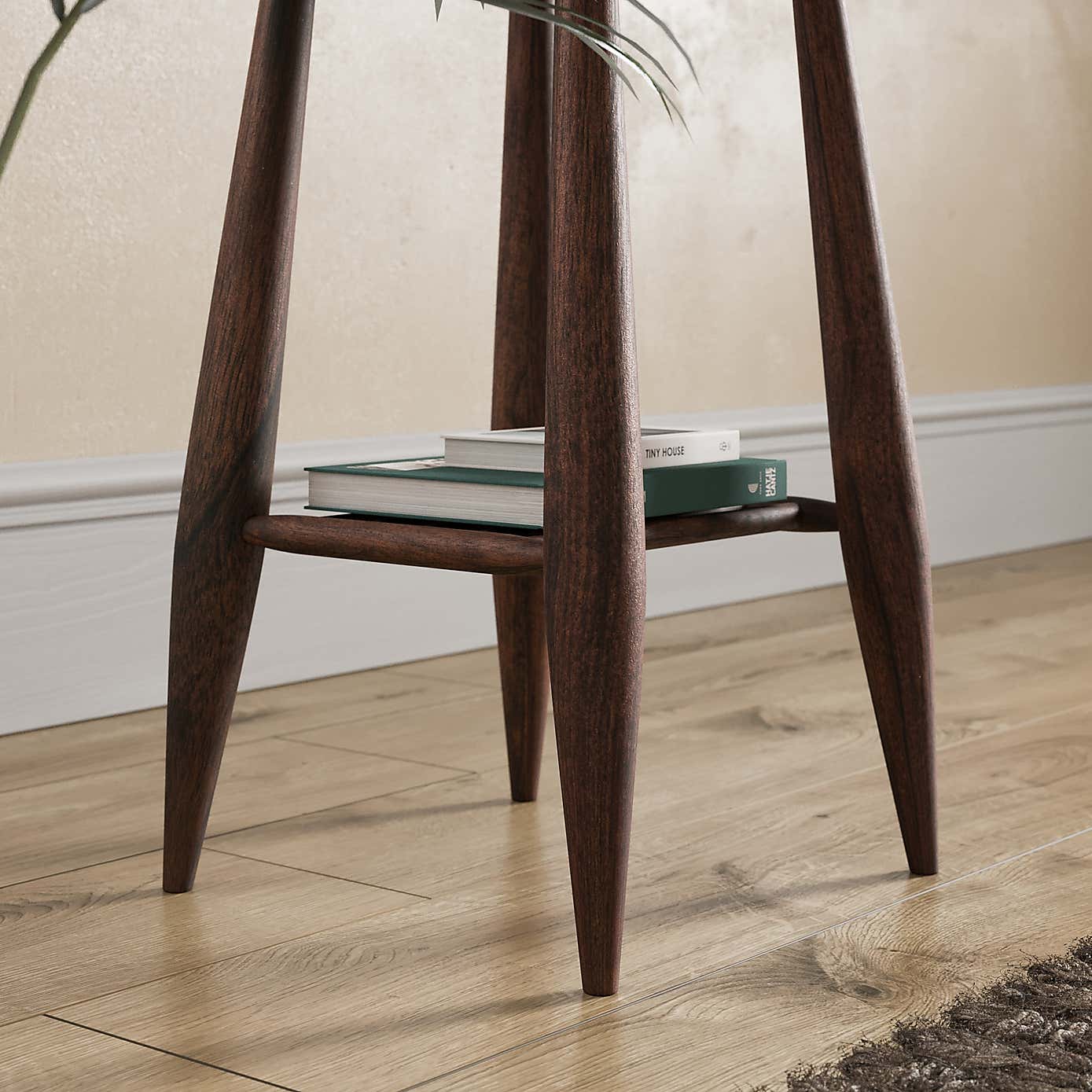 Haider Side Table, Acacia Wood