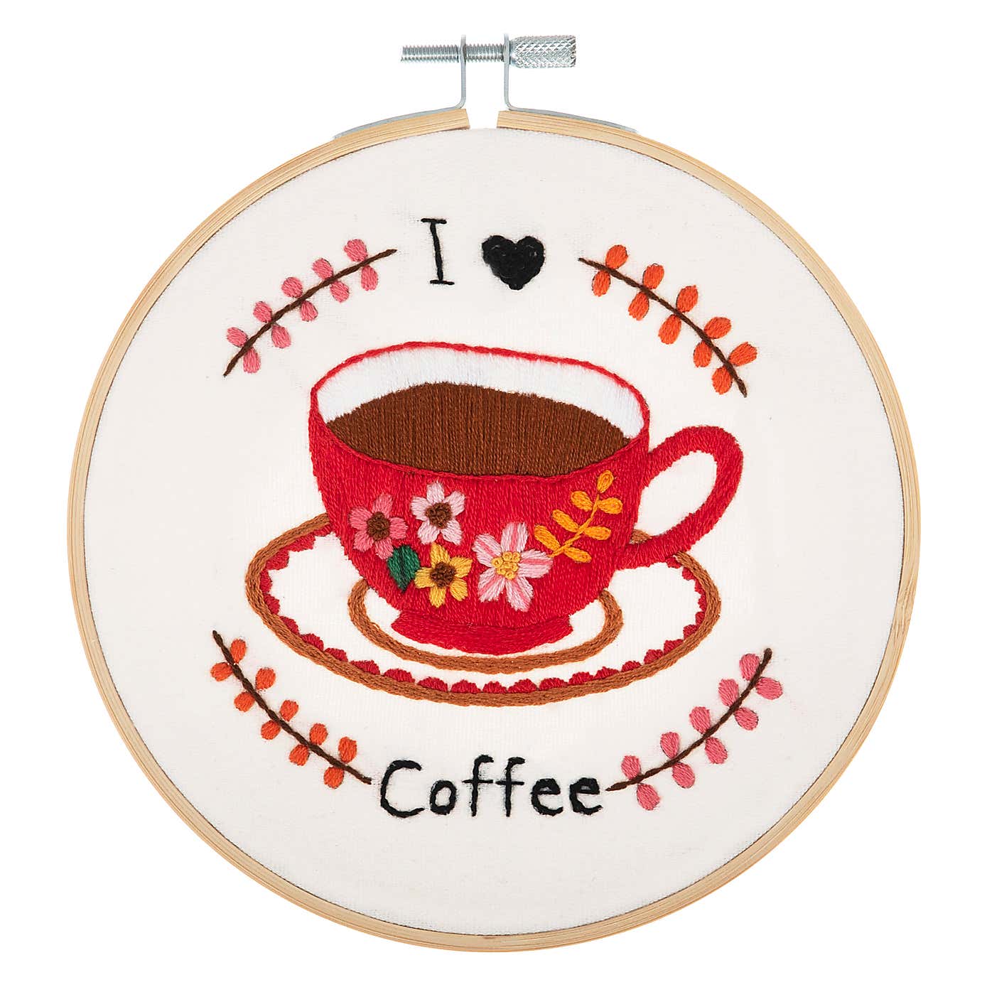 Embroidery Kit I Love Coffee