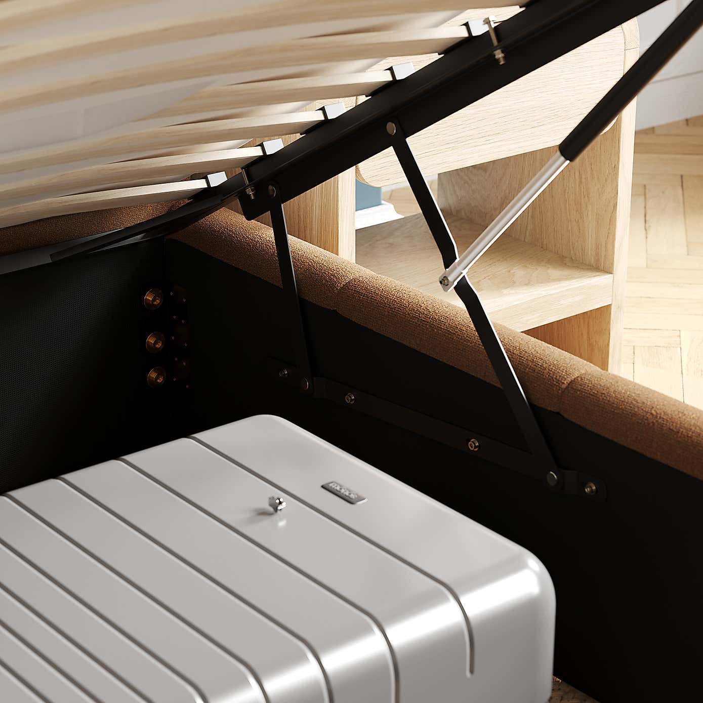 Cloud Boucle Ottoman Bed