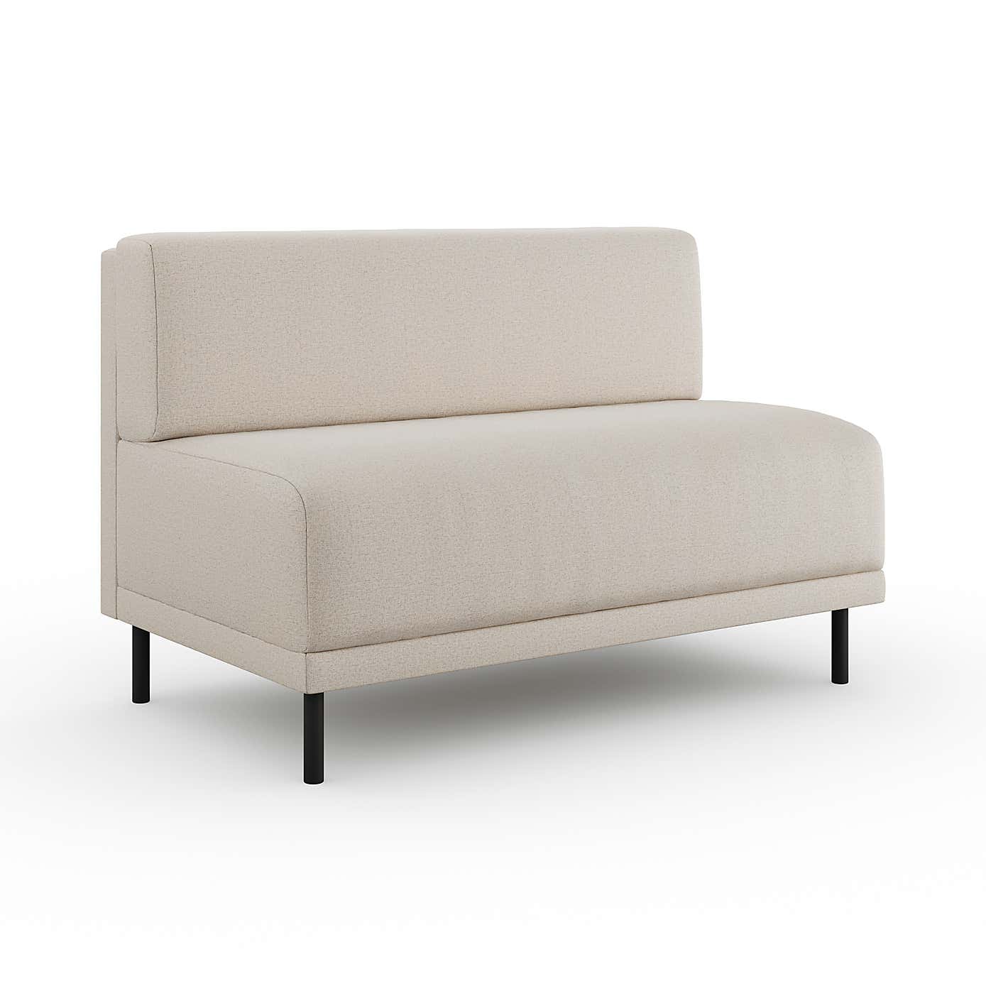 Mae Long Dining Bench, Textured Weave