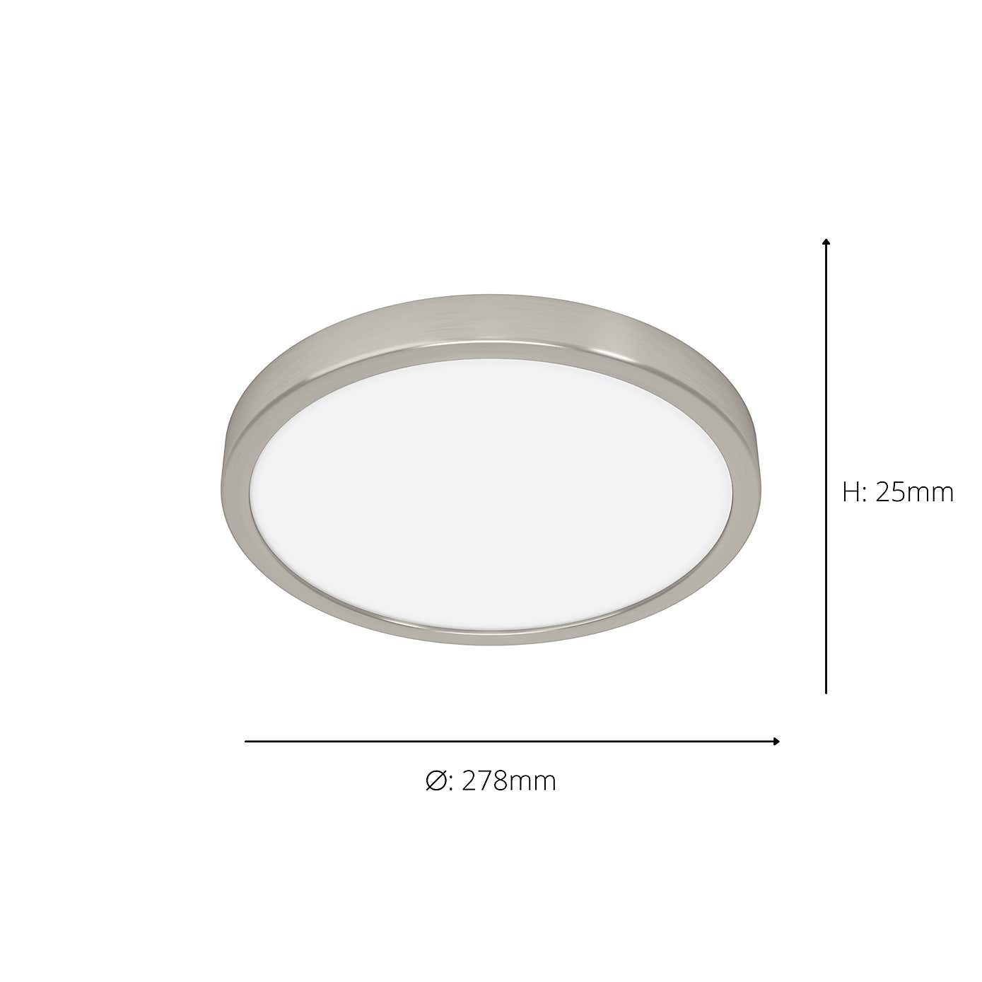 EGLO Fueva Modern LED Flush Ceiling Light