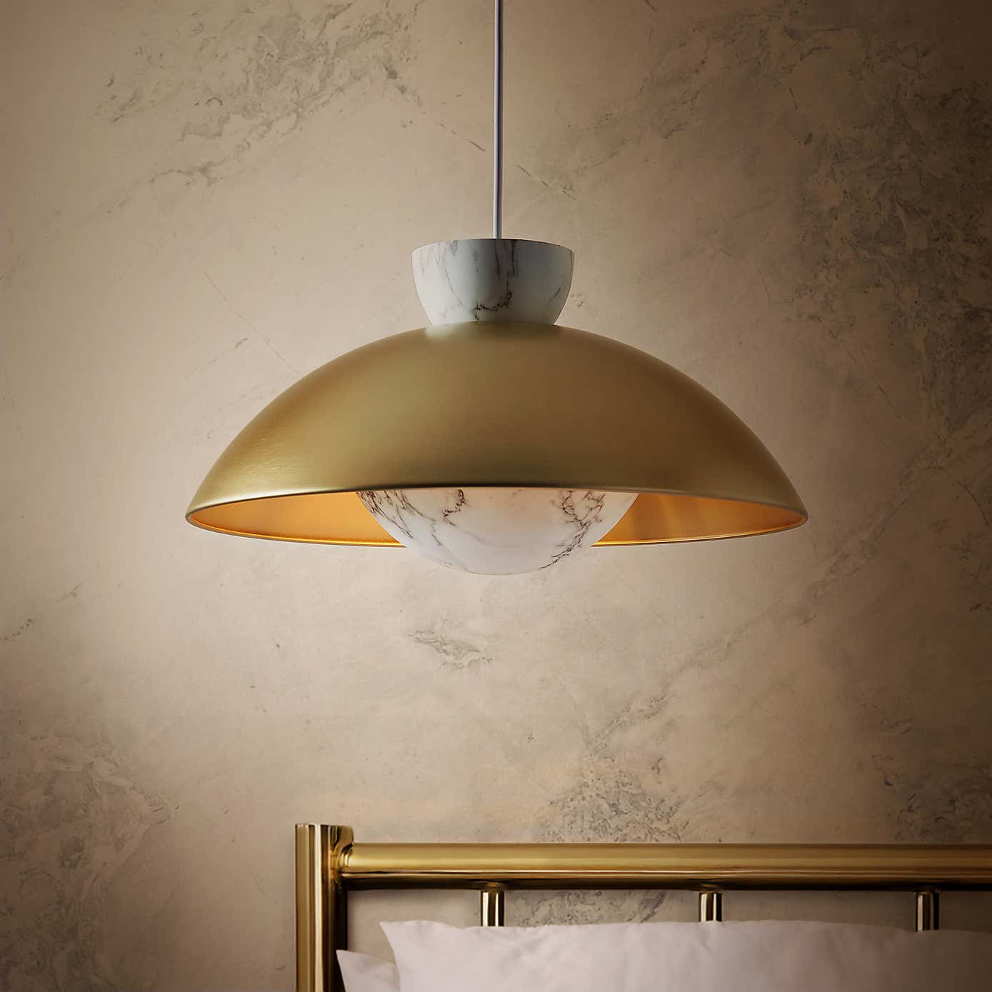 Elements Levi Metal Easy Fit Pendant Shade