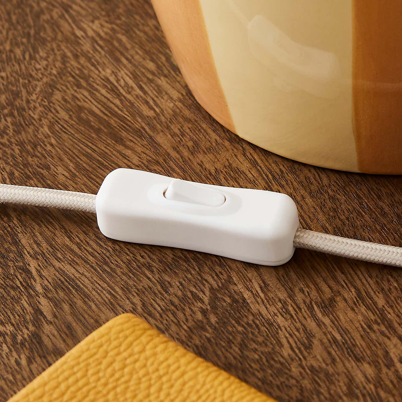 Mirabelle Oval Striped Table Lamp