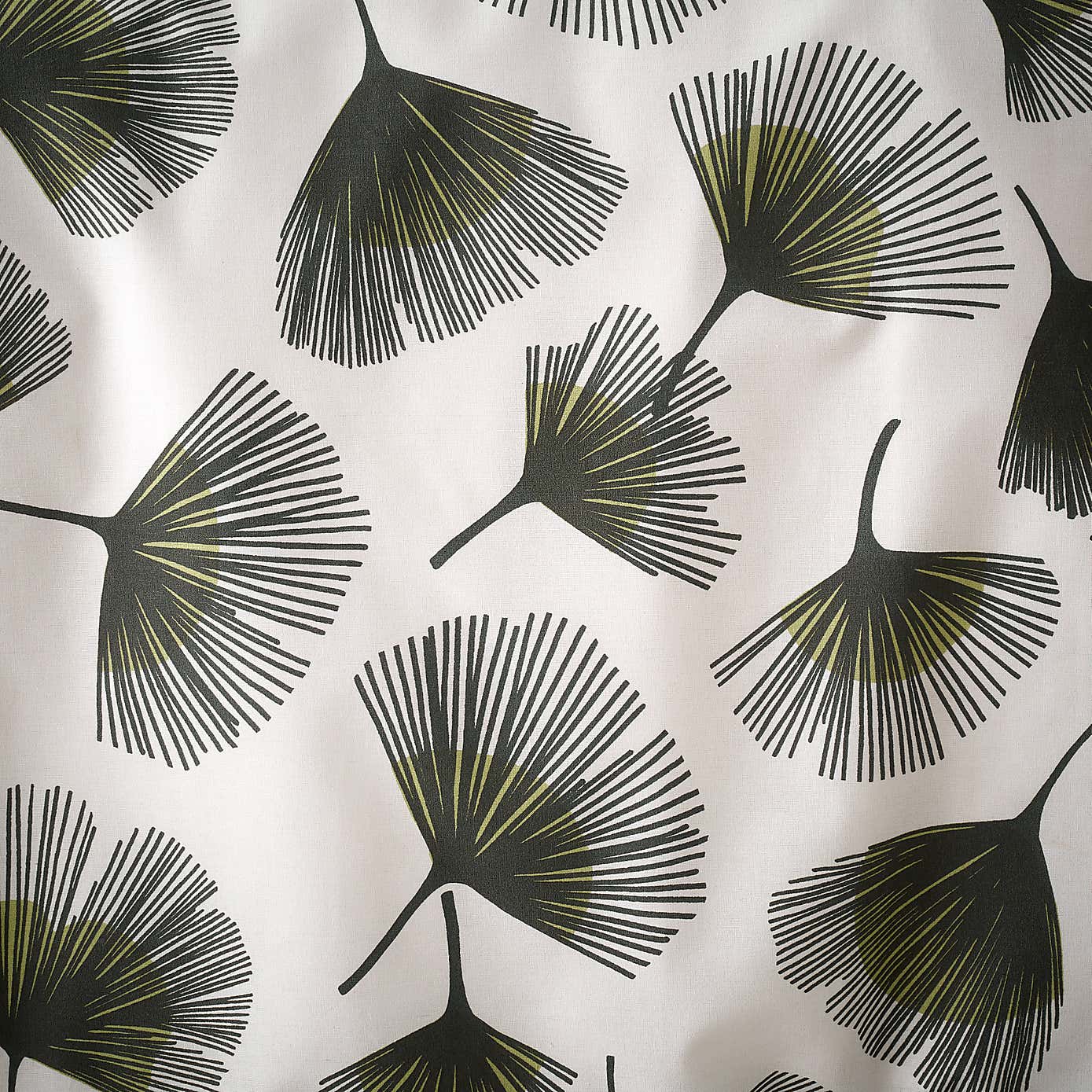 Modern Ginko Fern Duvet Cover and Pillowcase Set