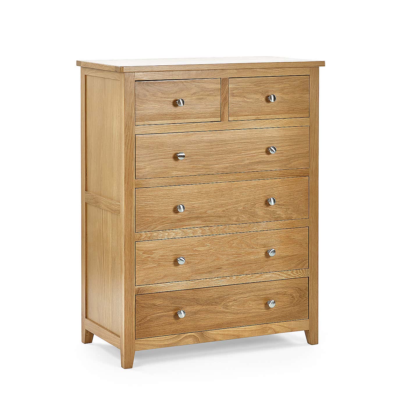 Jenkins 6 Drawer Chest, Oak