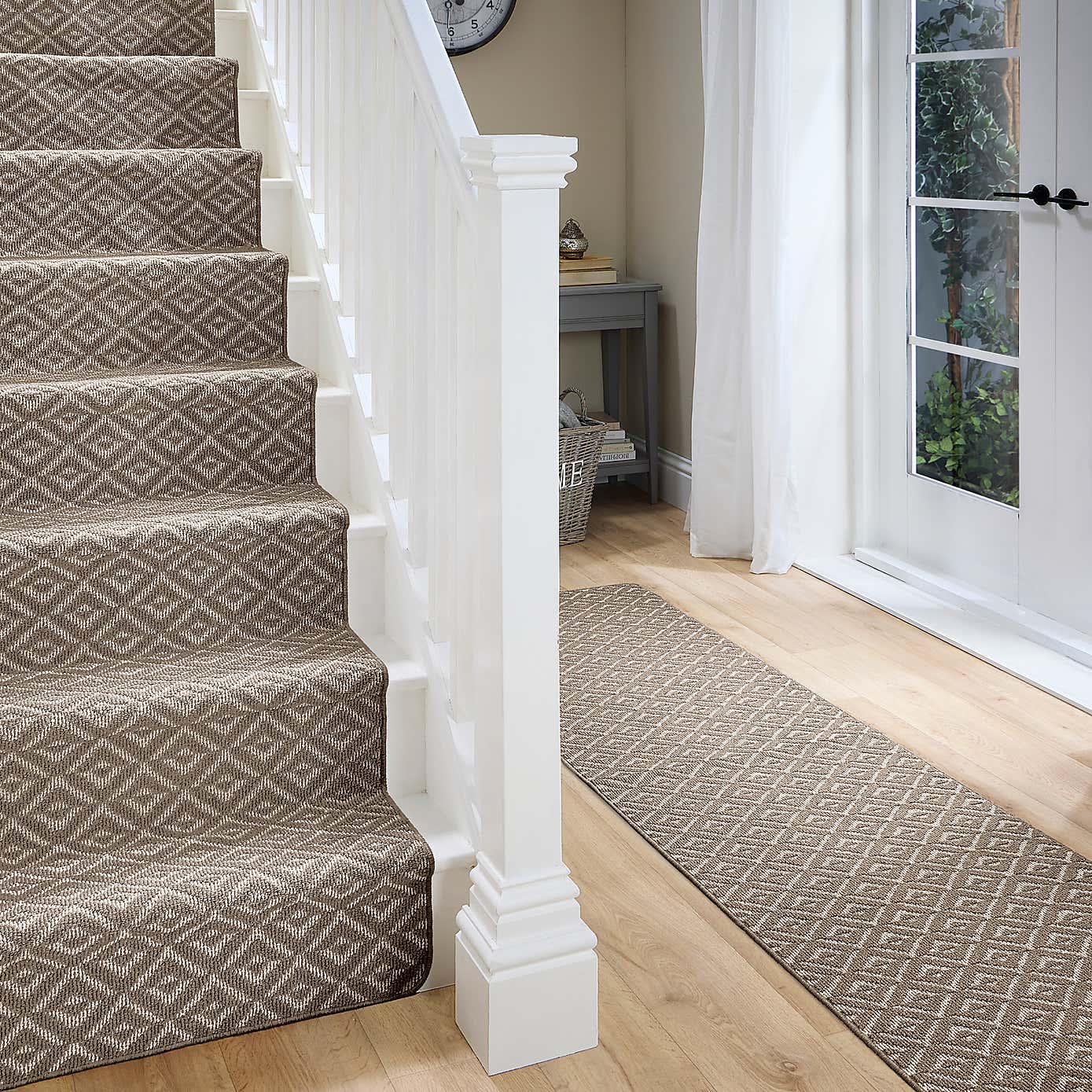 Marvel Geo Hard-wearing Washable Stair Runner