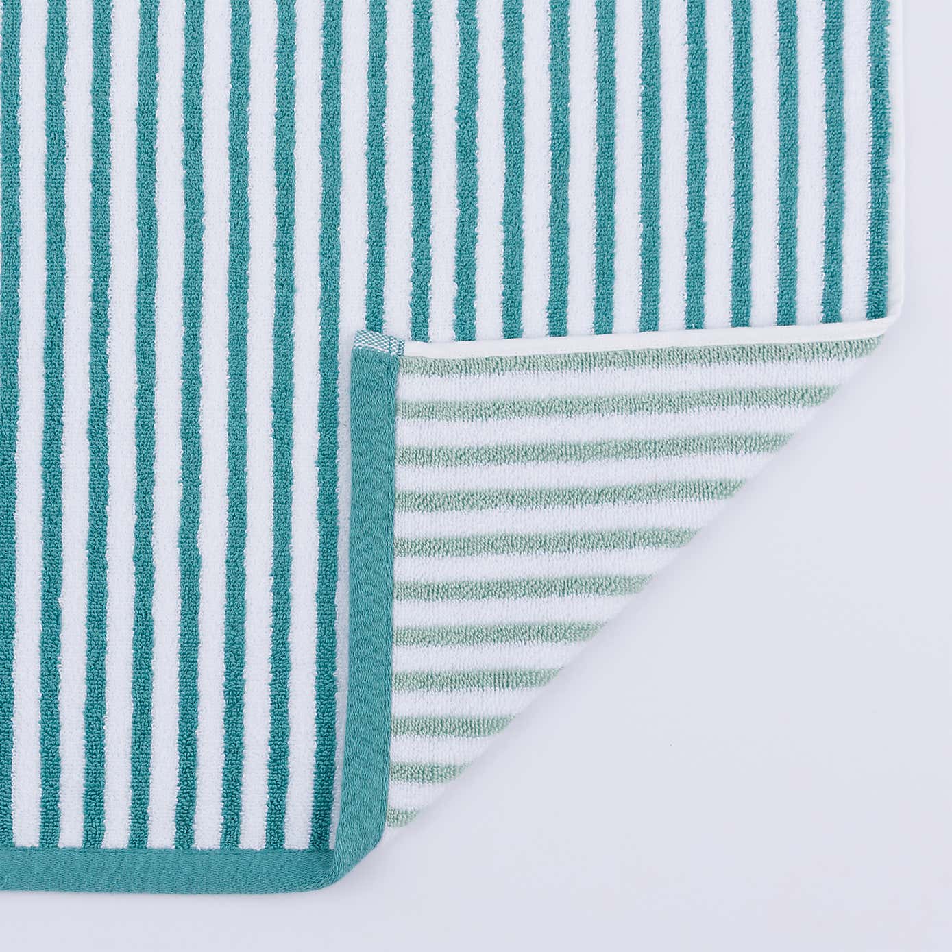 Reversible Striped Cotton Towel