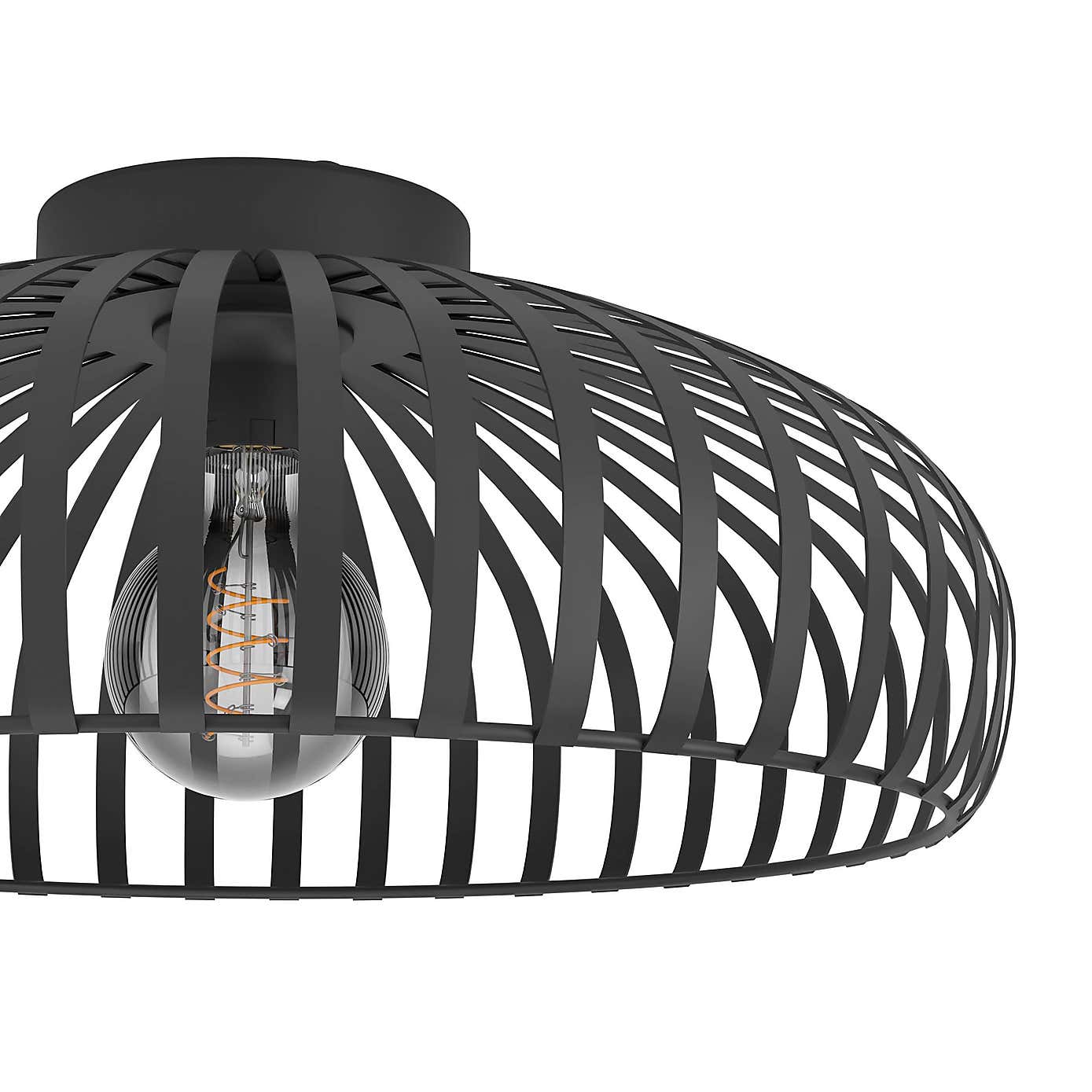 EGLO Mogano Flush Ceiling Light
