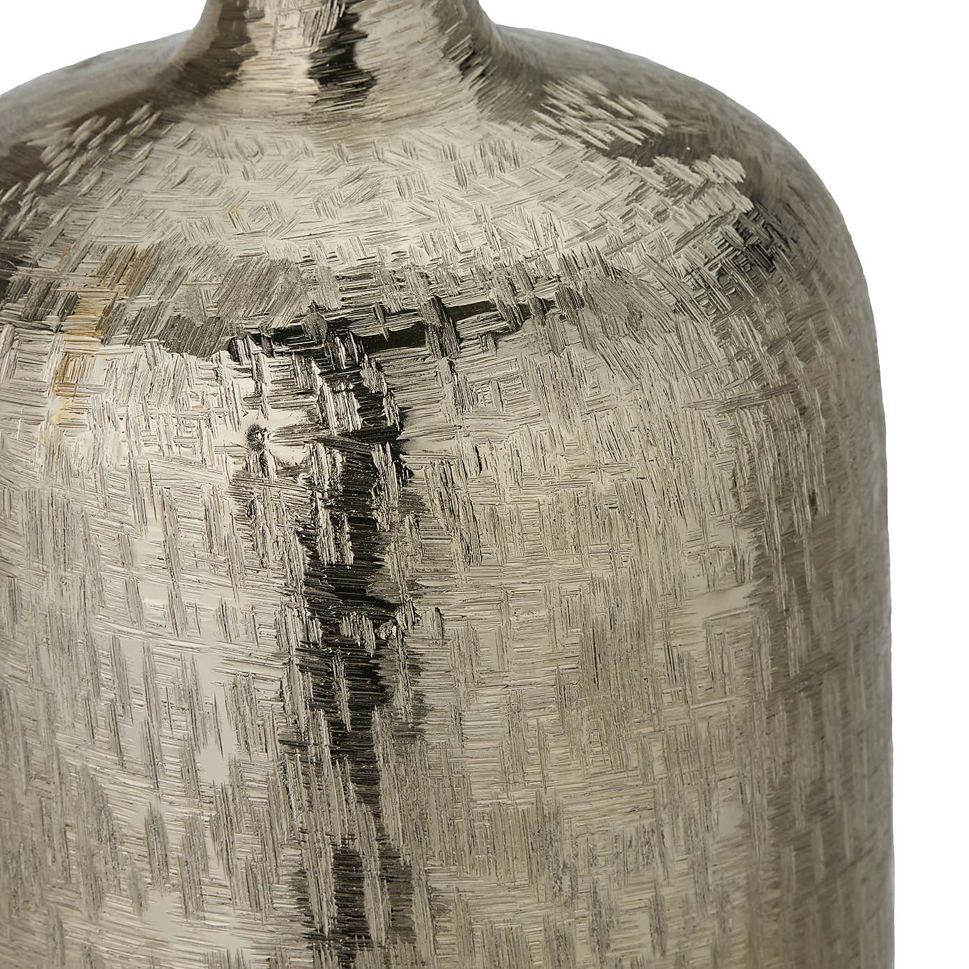 Metal Hammered Vase