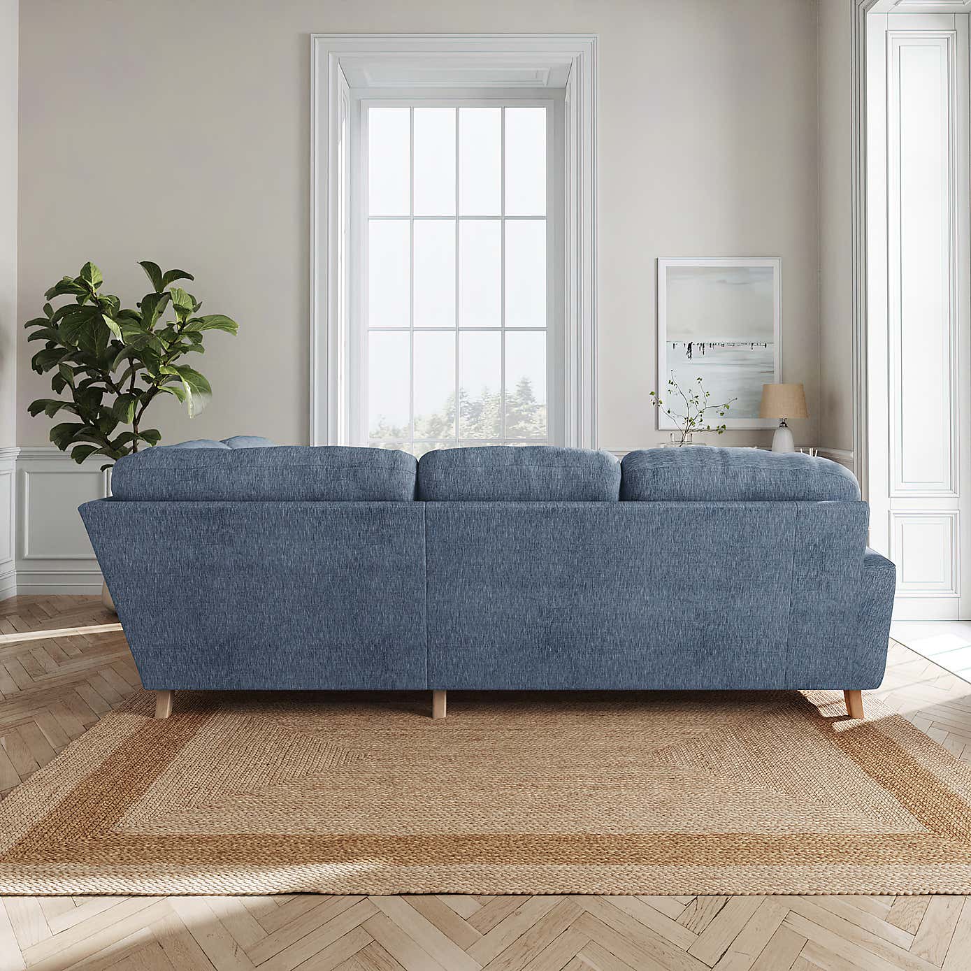 Slub Faux Linen Fabric Sample