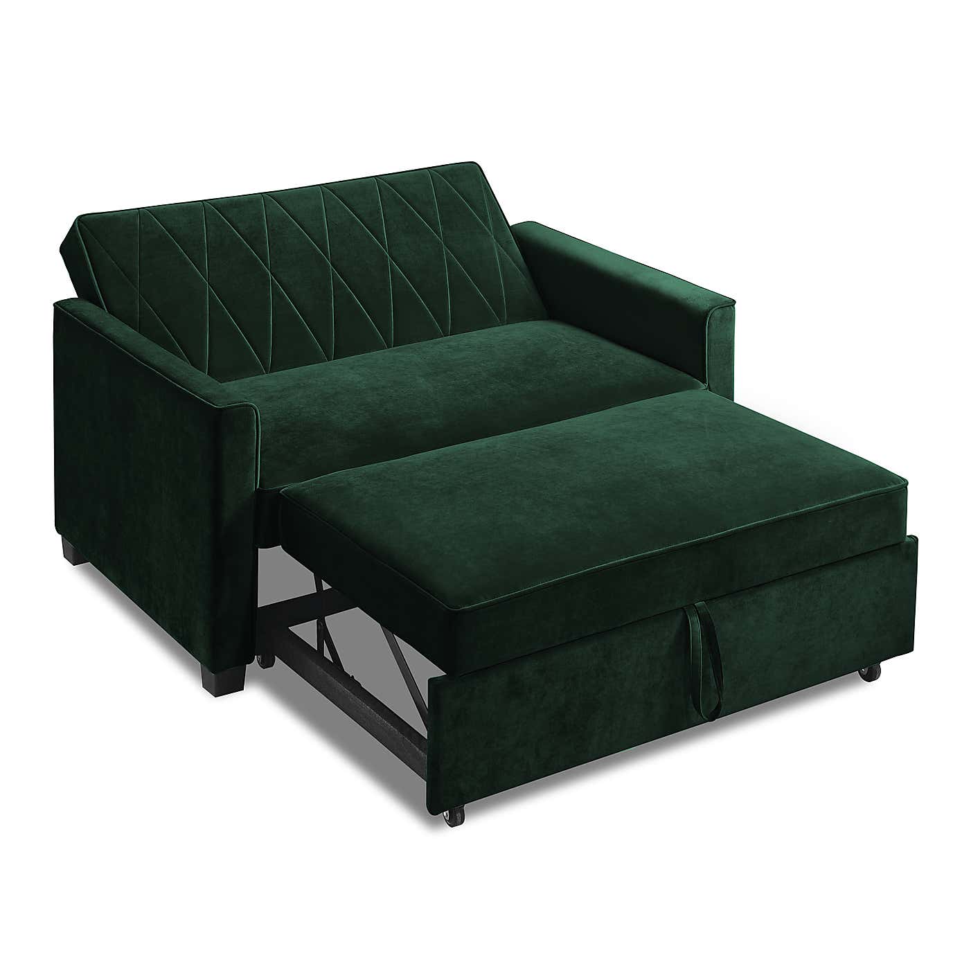 Serena Velvet 2 Seater Sofa Bed