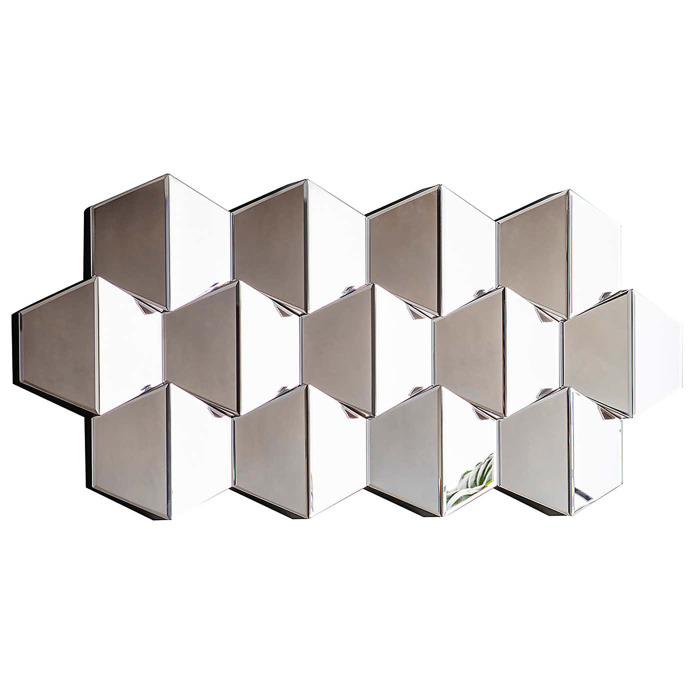 Colette Hexagon Wall Mirror