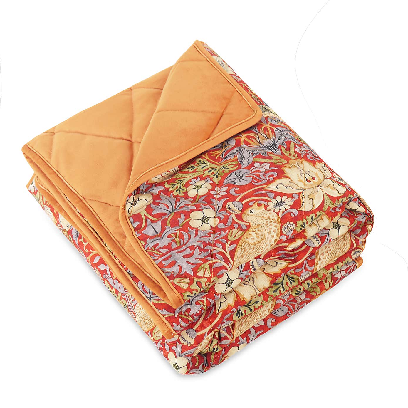 Morris & Co Strawberry Thief Pet Blanket