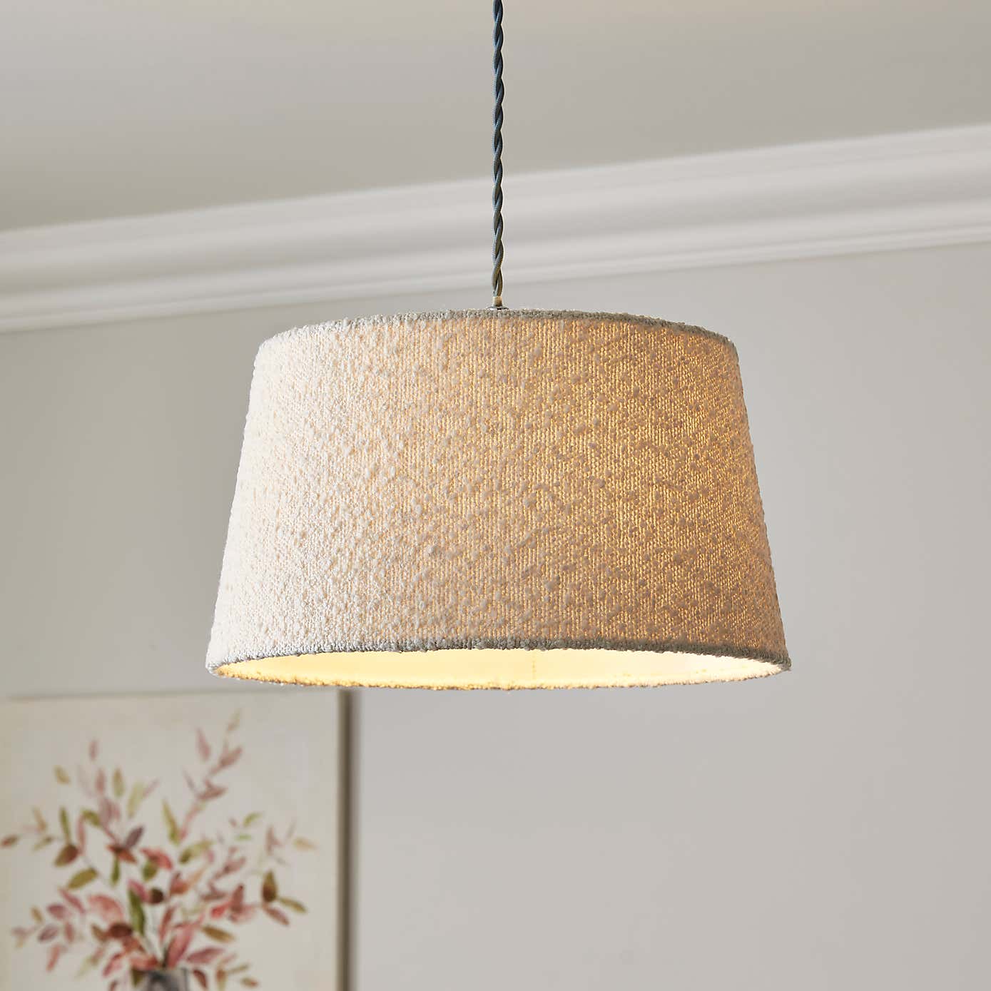 Churchgate Woodhouse Boucle Easy Fit Lamp Shade