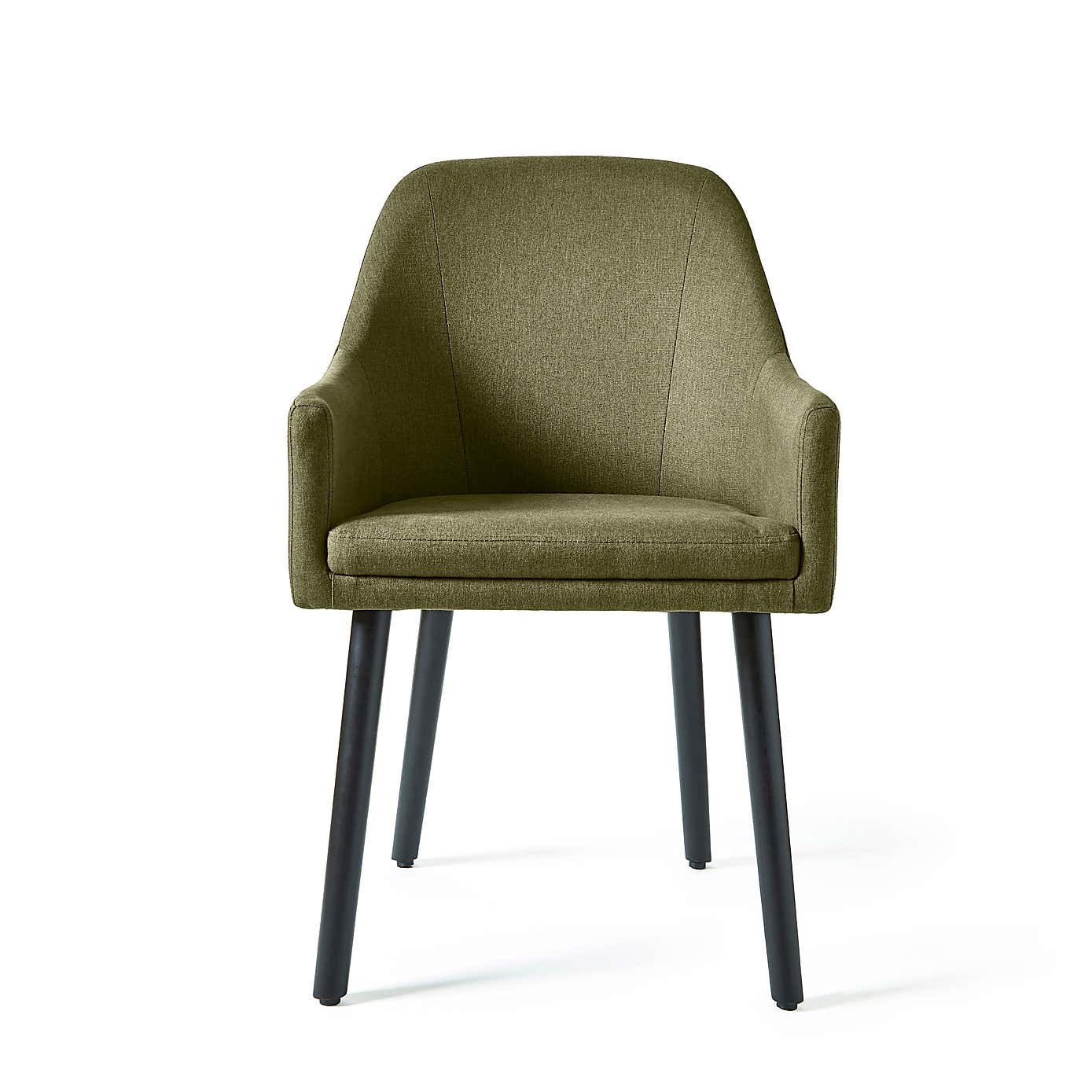 Eddie Luna Fabric Carver Dining Chair