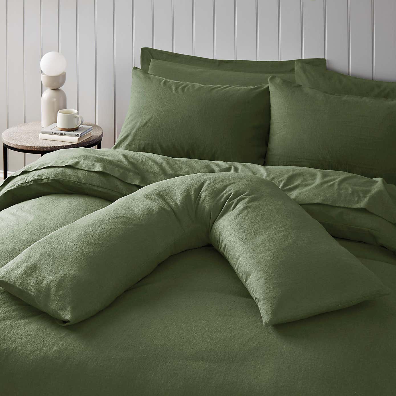 Soft & Cosy Brushed Cotton V-Shape Pillowcase