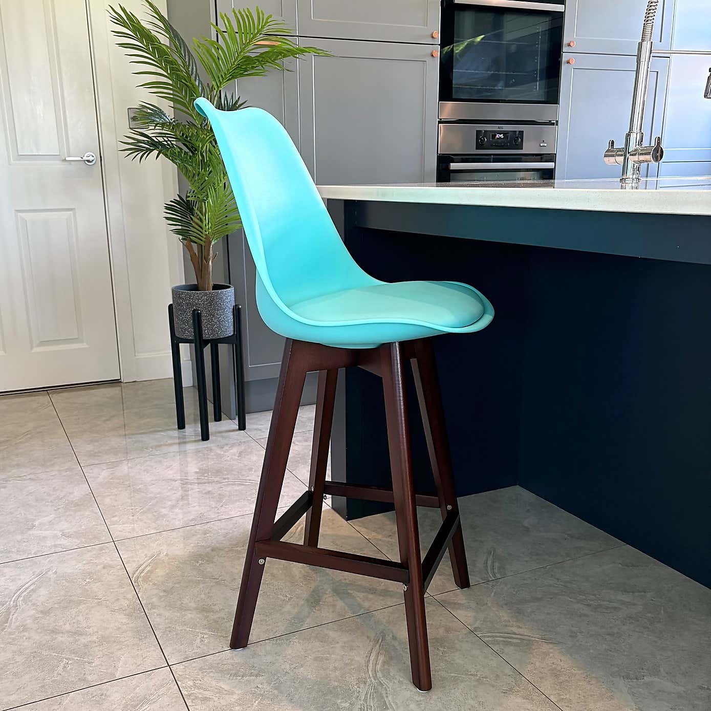 Fusion Living Soho Plastic Bar Stool