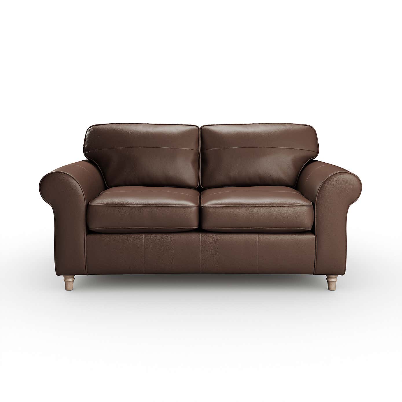 Flori Classic Leather 2 Seater Sofa