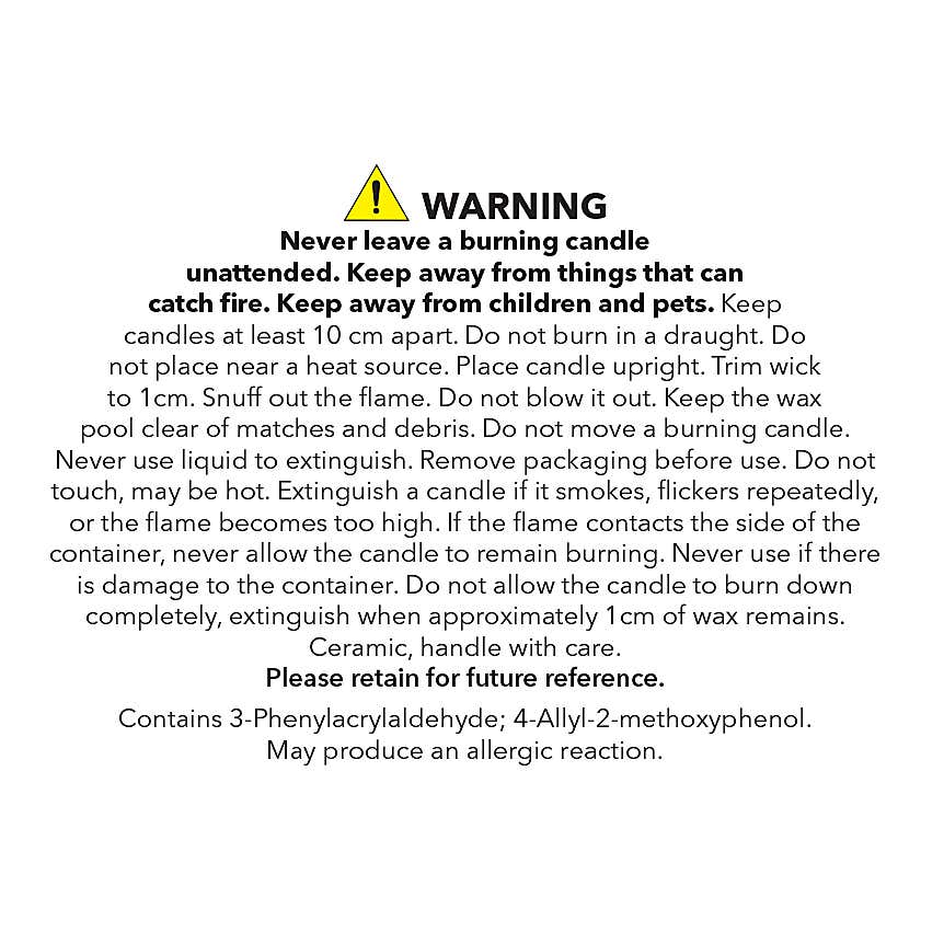 Churchgate Vanilla and Sandalwood Crackle Candle