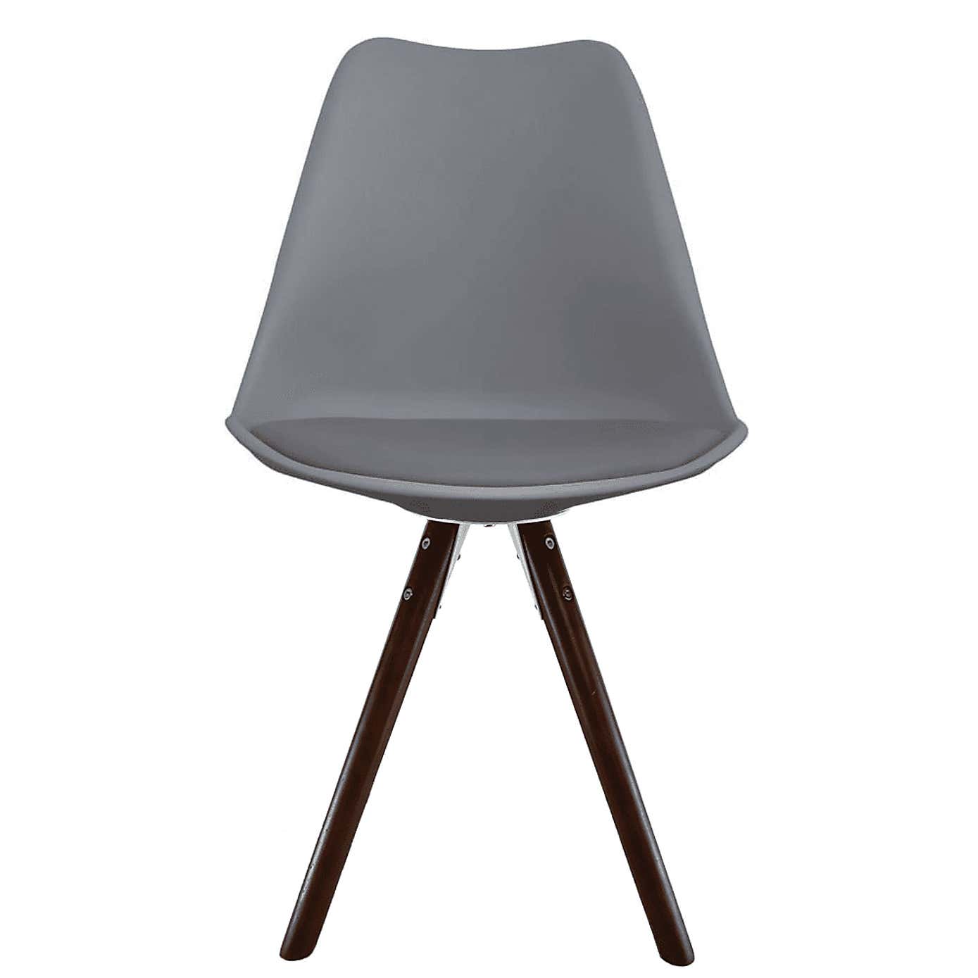 Fusion Living Soho Plastic Dining Chair with Pyramid Legs