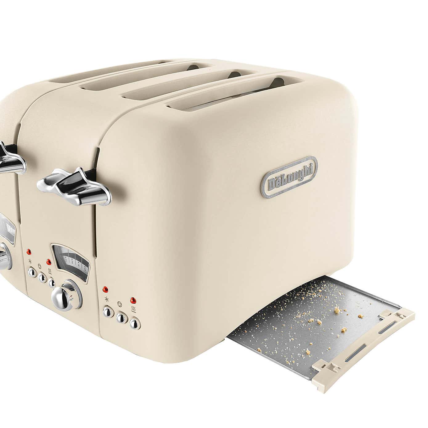 Delonghi 4 Slice Argento Toaster