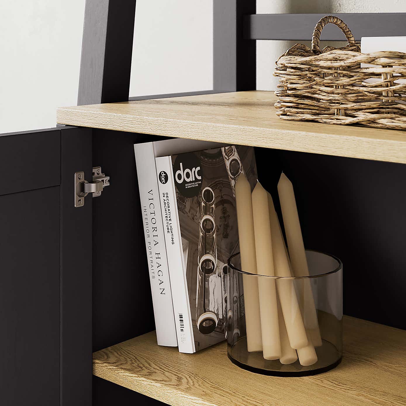 Olney Storage Ladder Shelf Stone