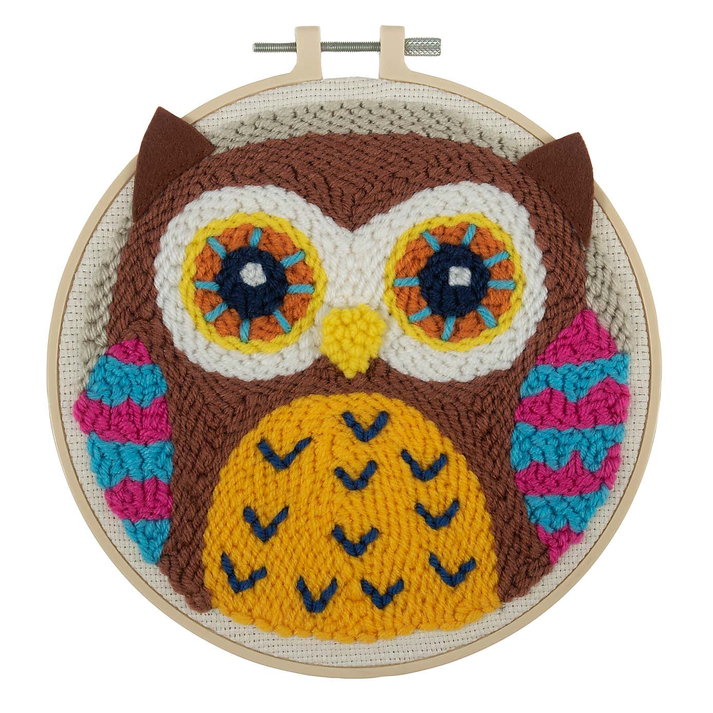 Punch Neeedle Hoop Kit Owl