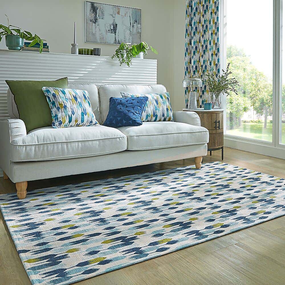Kelso Geometric Chenille Rug