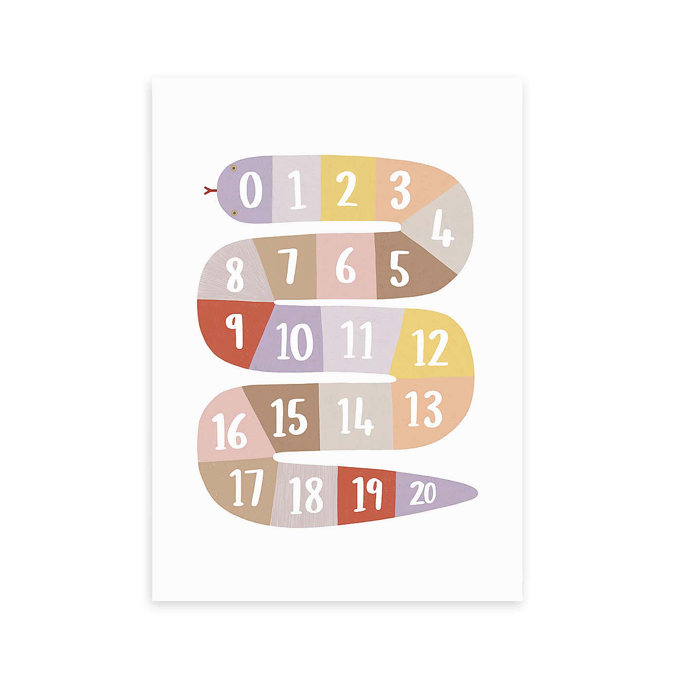 East End Prints Number Snake by Kid of the Village