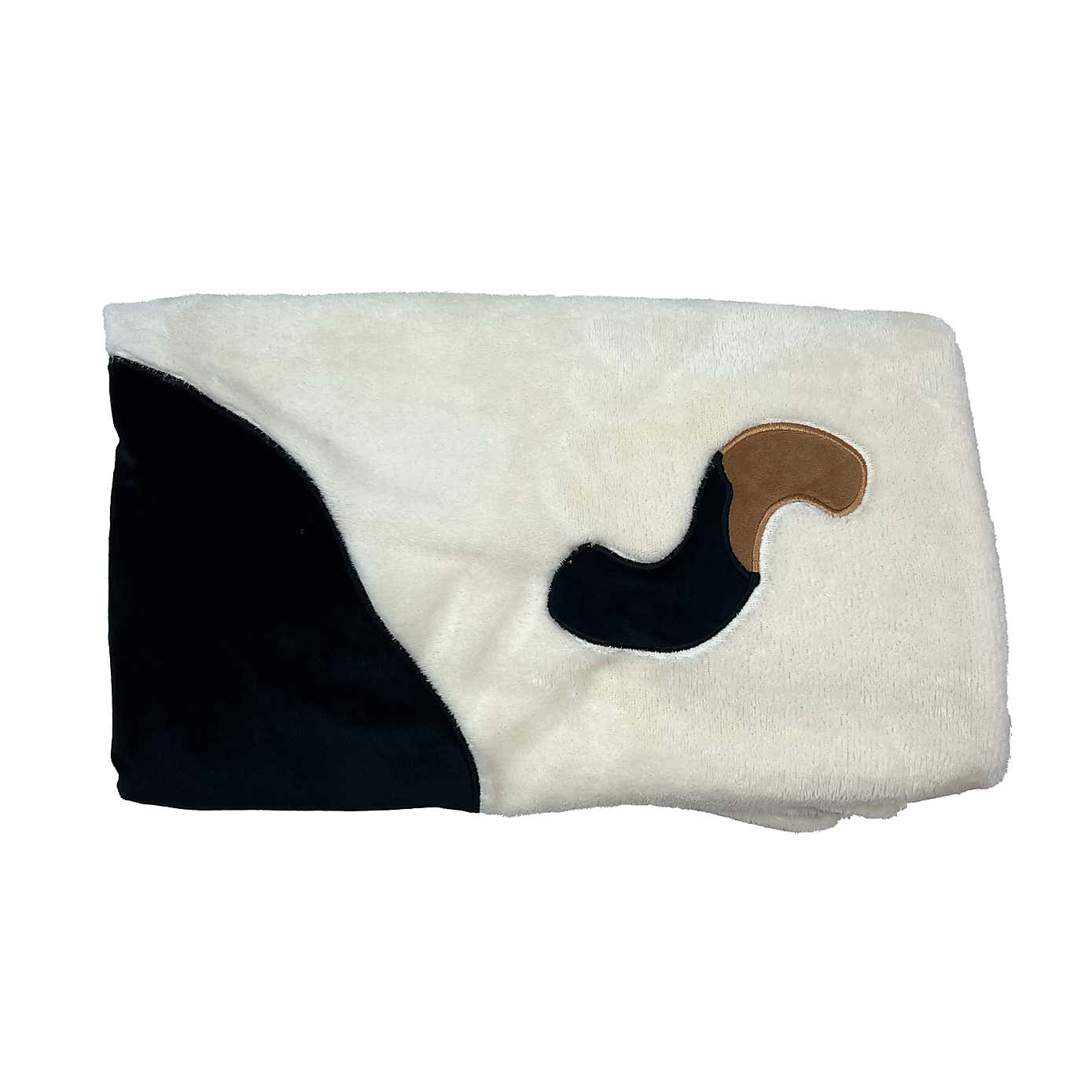 Kids Squishmallows Camcat 3D Hooded Fleece Blk