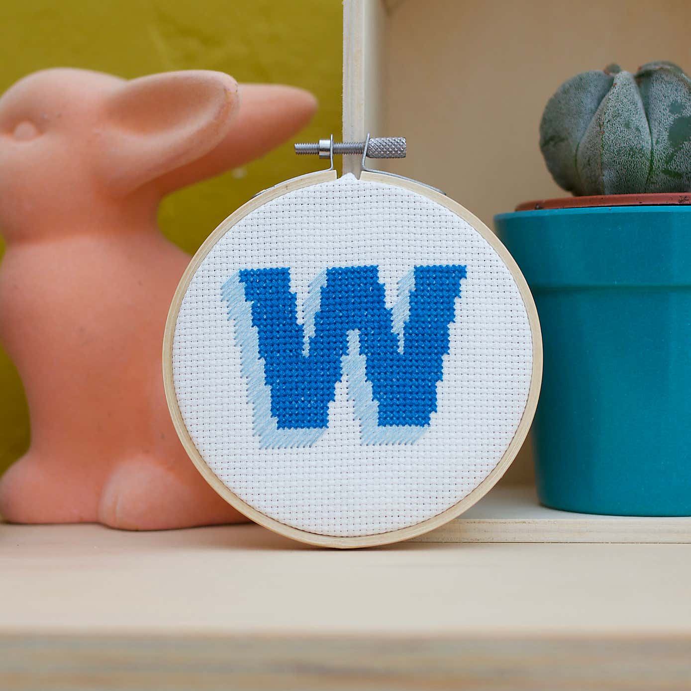 Cotton Clara Drop Shadow Alphabet Cross Stitch Kit