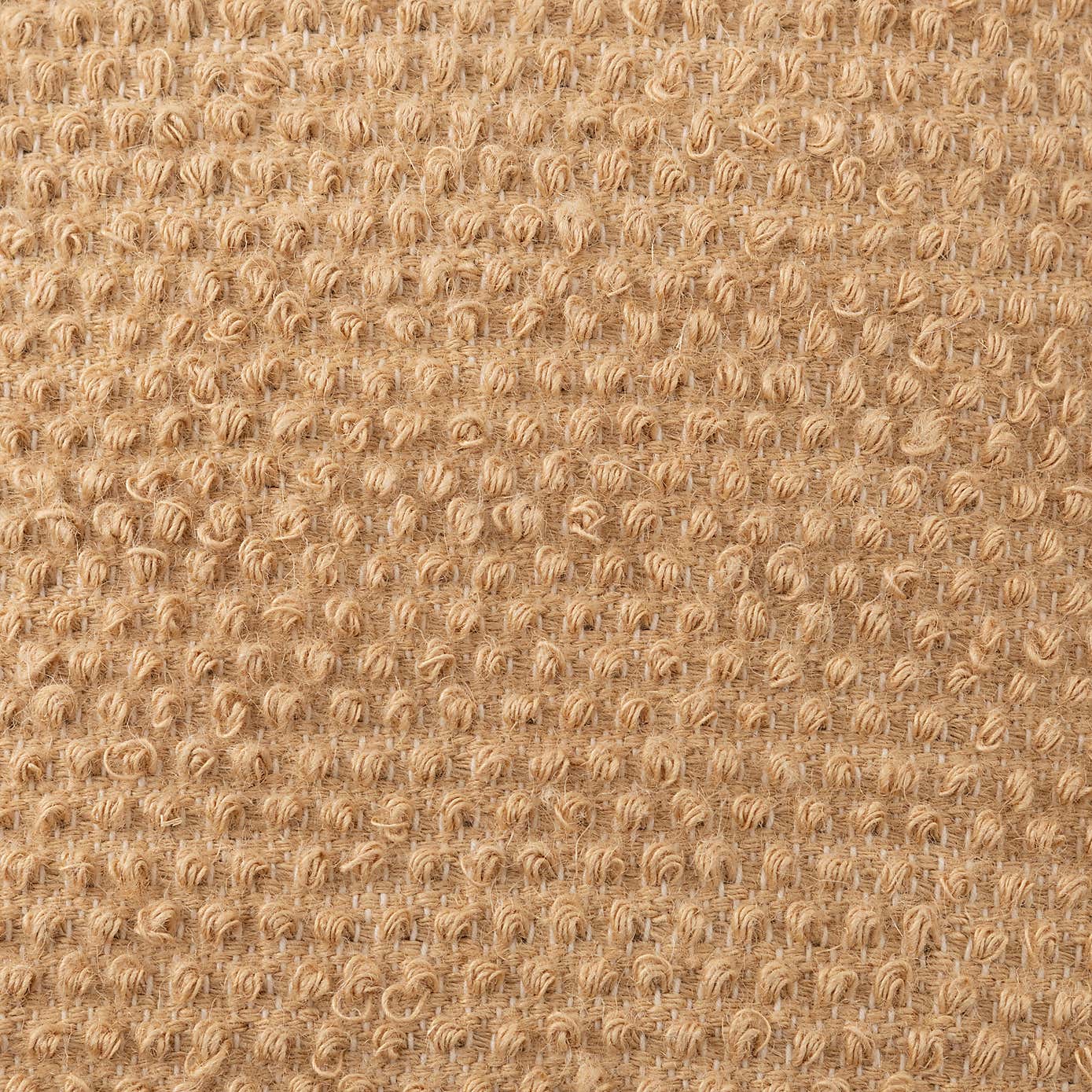 Jute Bobble Natural Cushion Cover