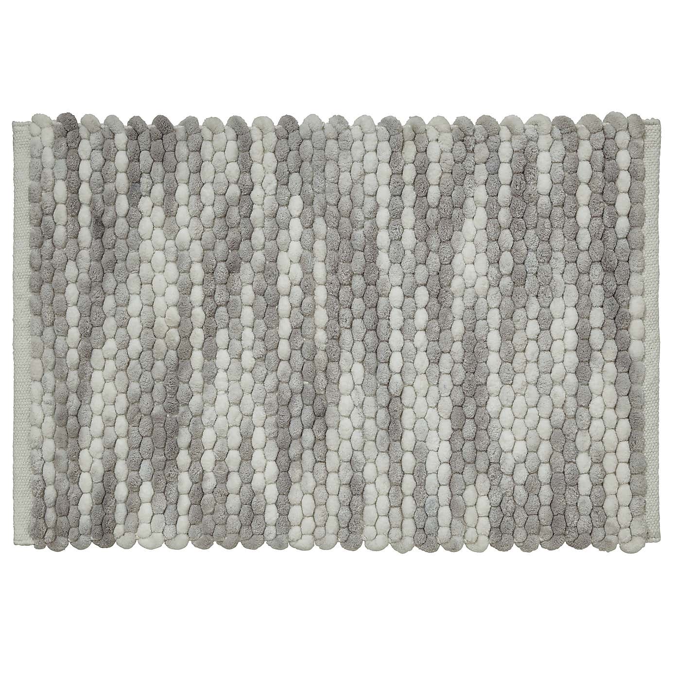 Marble Effect Bath Mat