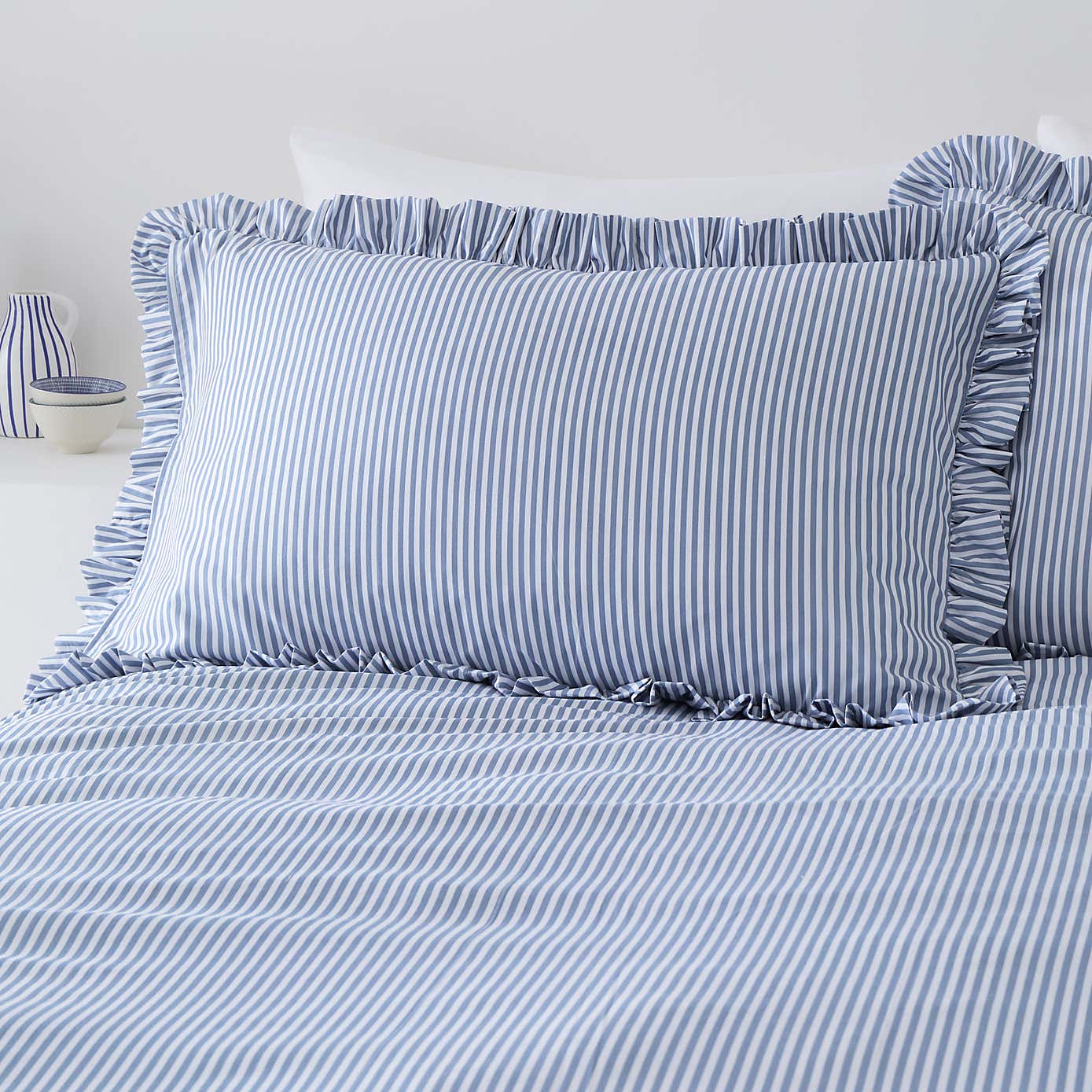 Hampton Frill Duvet Cover & Pillowcase Set