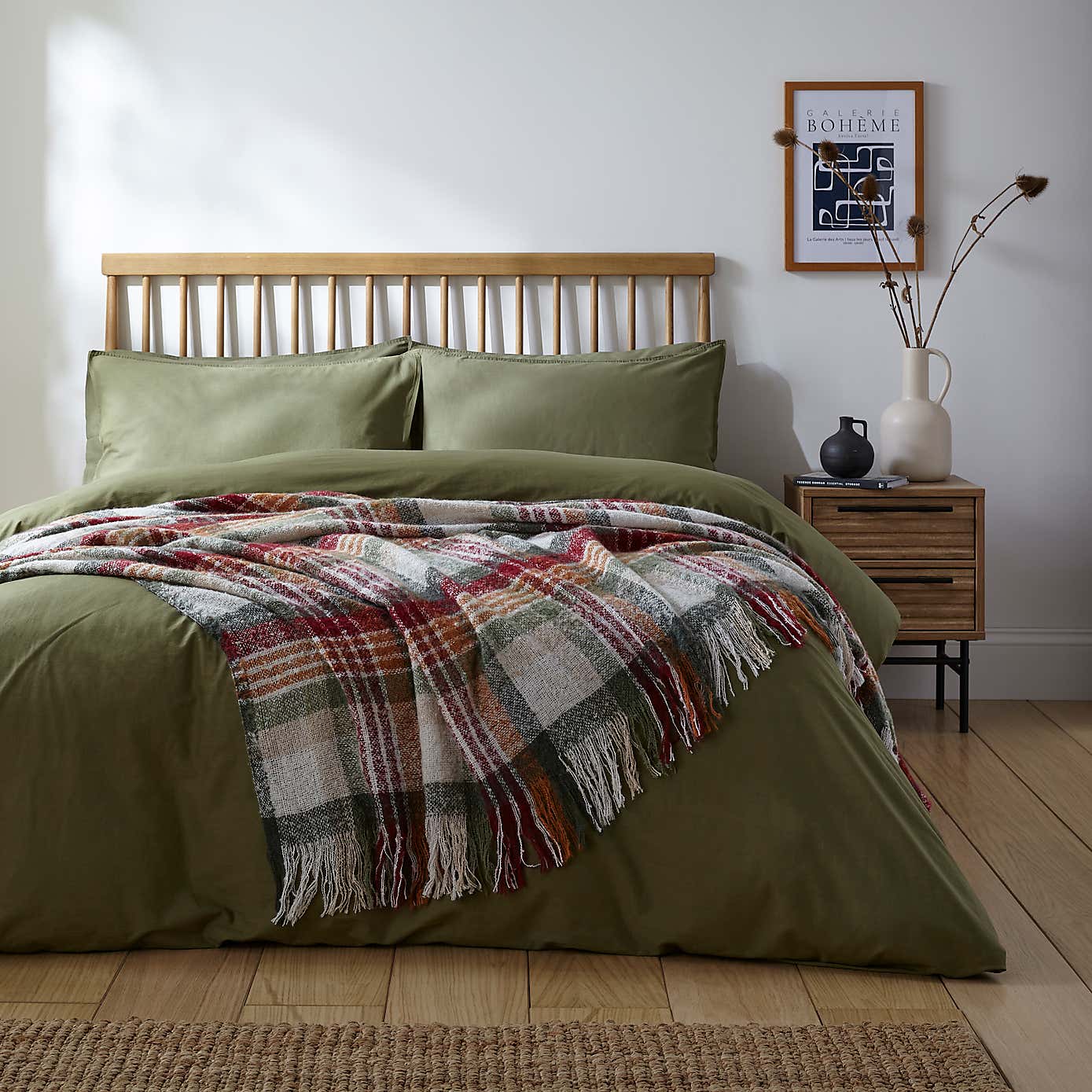 Cosy Logan Check Throw 235cm x 235cm