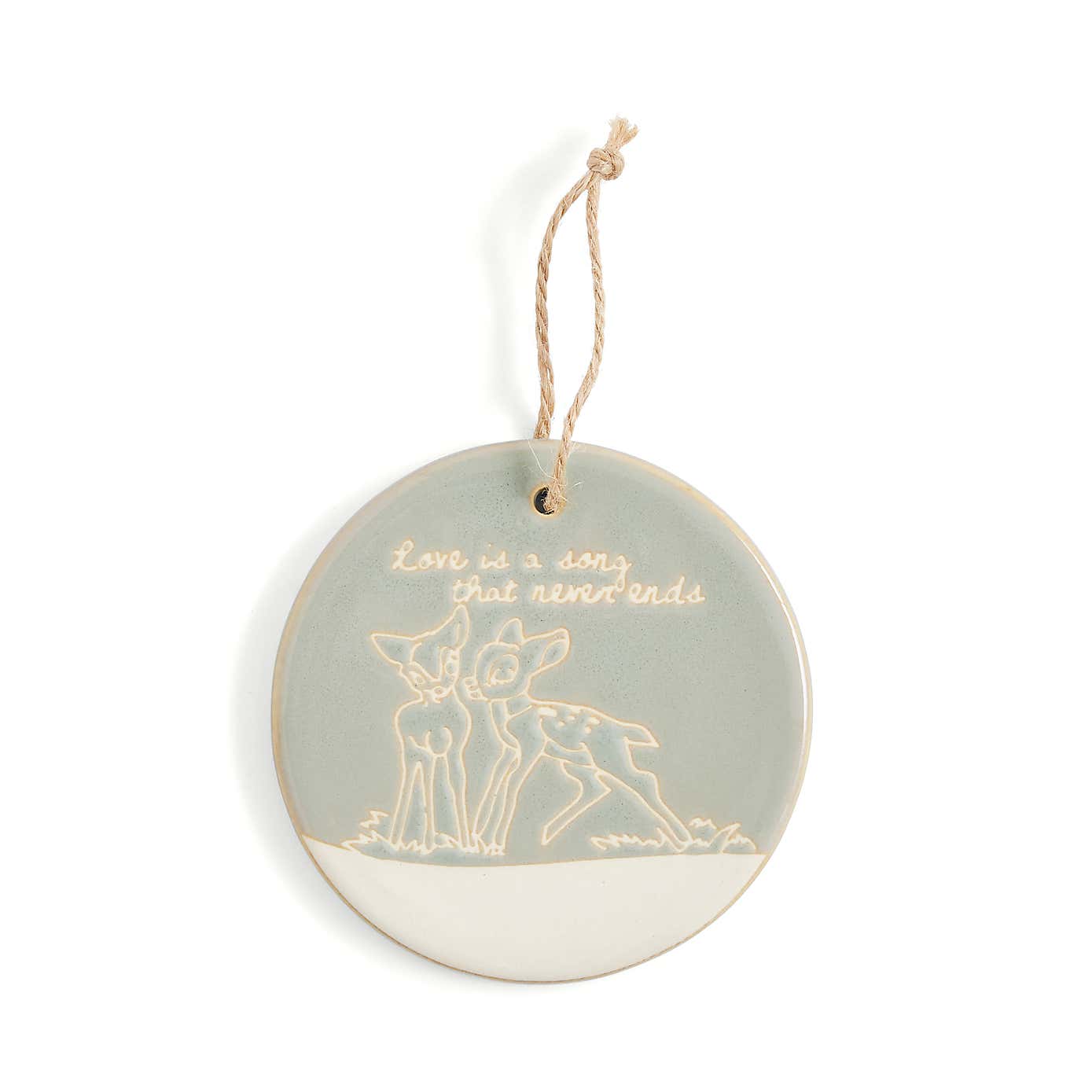Disney Bambi Ceramic Round Hanging Plaque